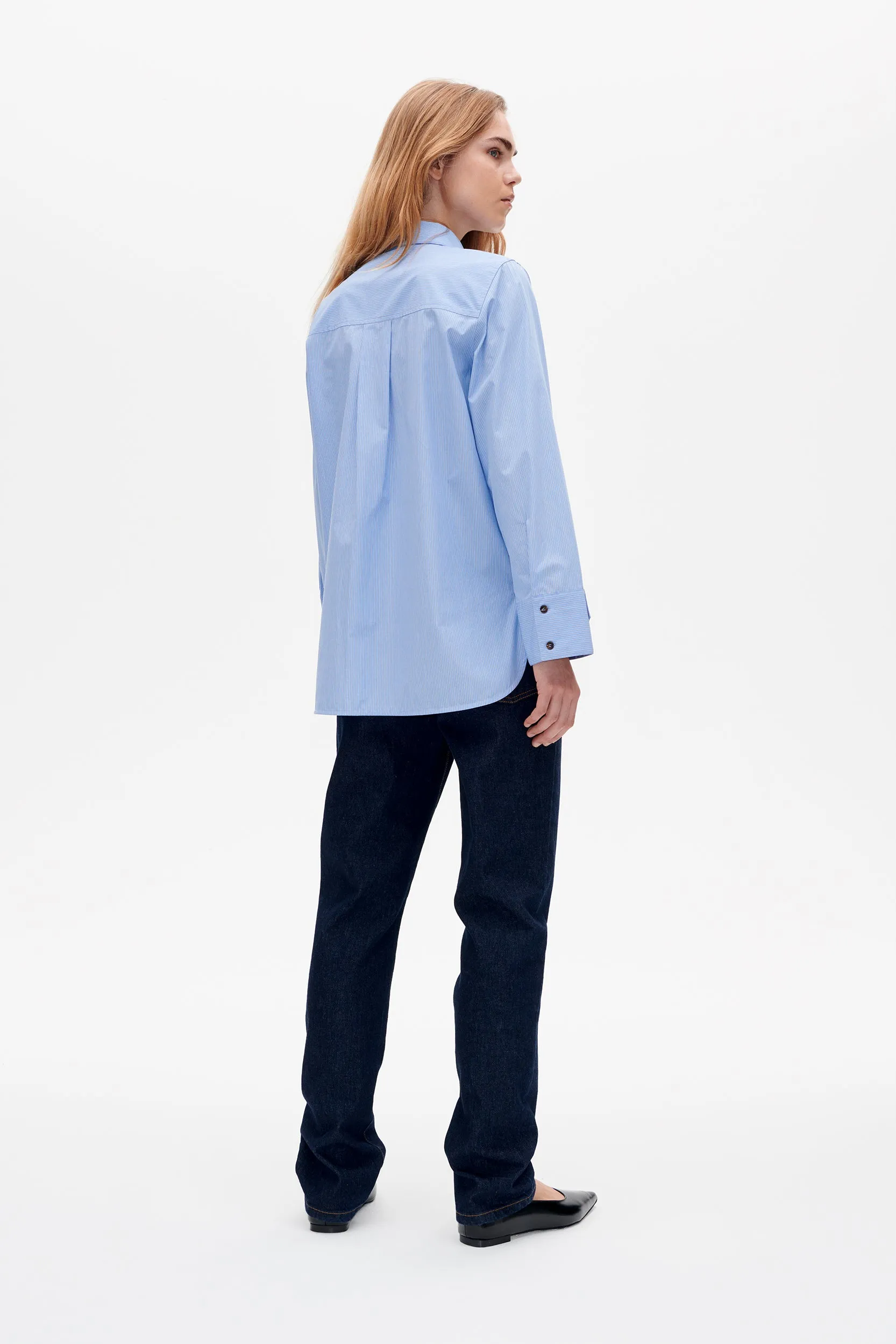 MIRIA SHIRT | Brunnera Blue Stripe sold by Baum und Pferdgarten product image thumbnail 2