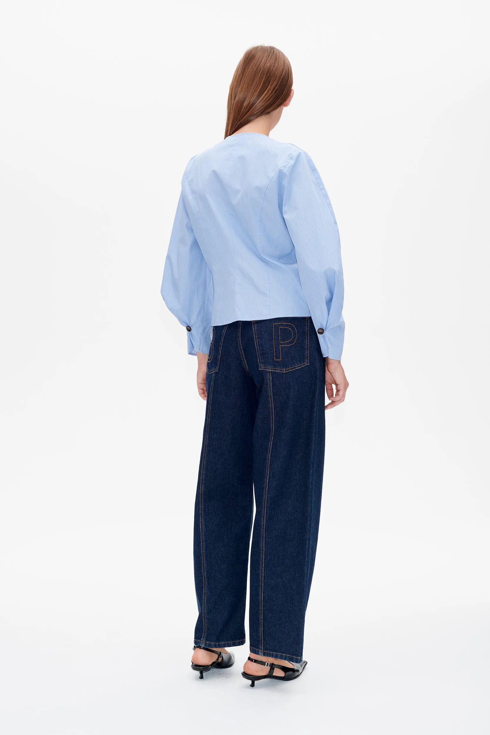 MILLEA SHIRT | Brunnera Blue Stripe sold by Baum und Pferdgarten product image thumbnail 2