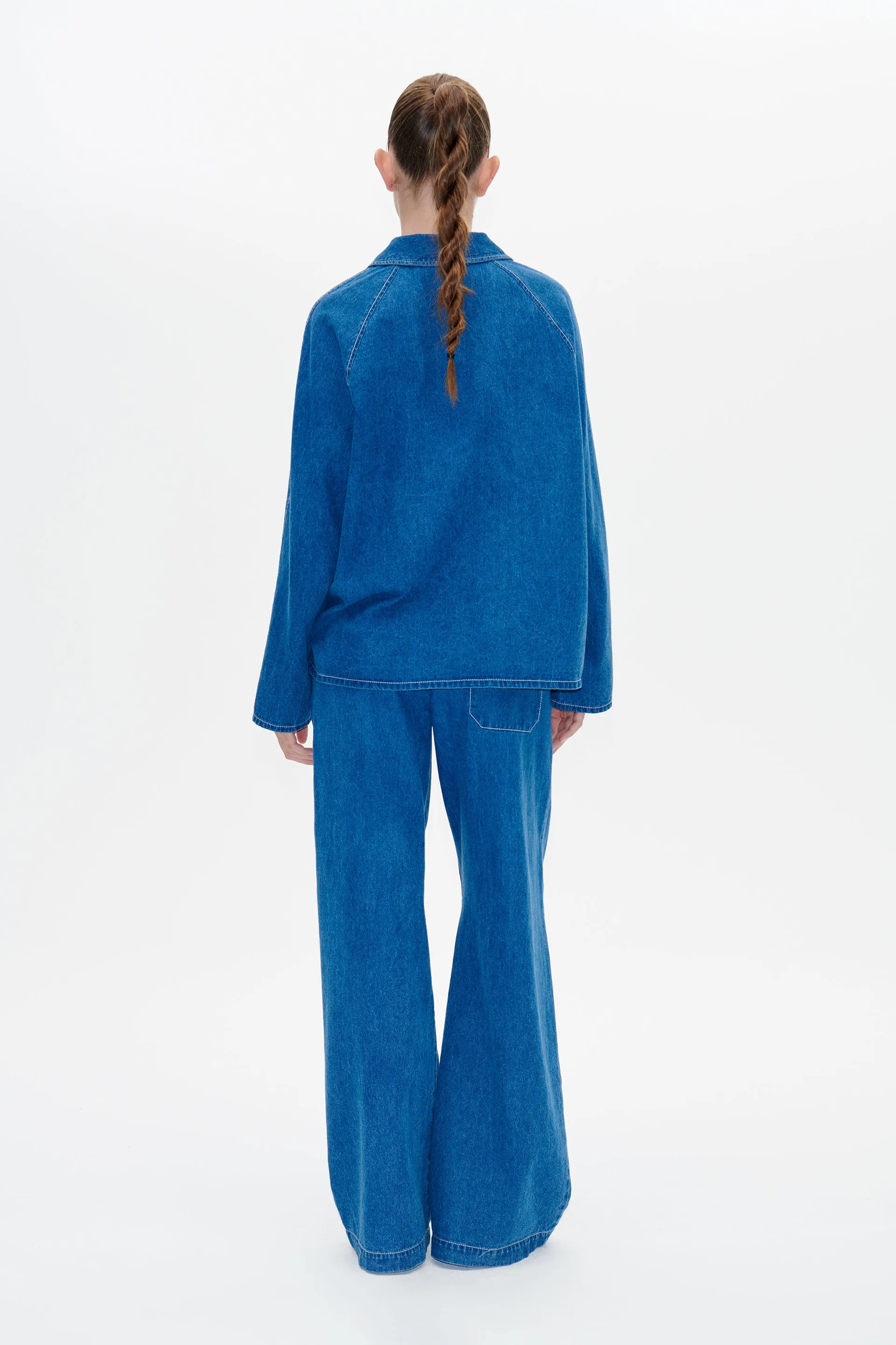 MADIA BLOUSE | Dark Sailor Blue sold by Baum und Pferdgarten product image thumbnail 2