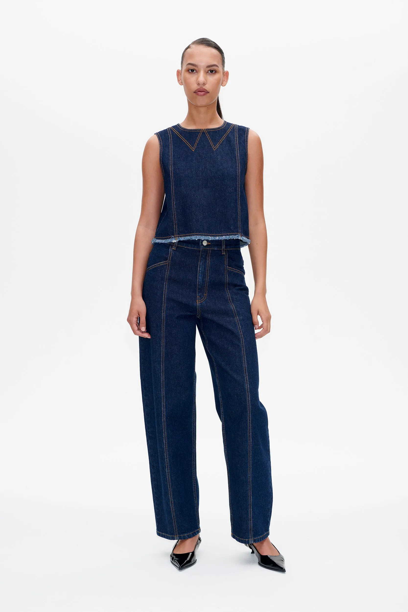 MADI BLOUSE | Night Sky Denim sold by Baum und Pferdgarten