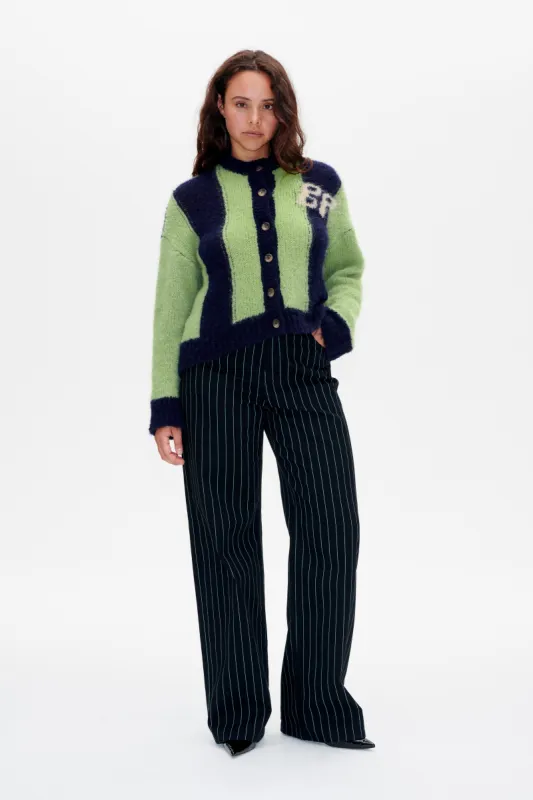 CHRIS CARDIGAN | Fair Green Navy sold by Baum und Pferdgarten