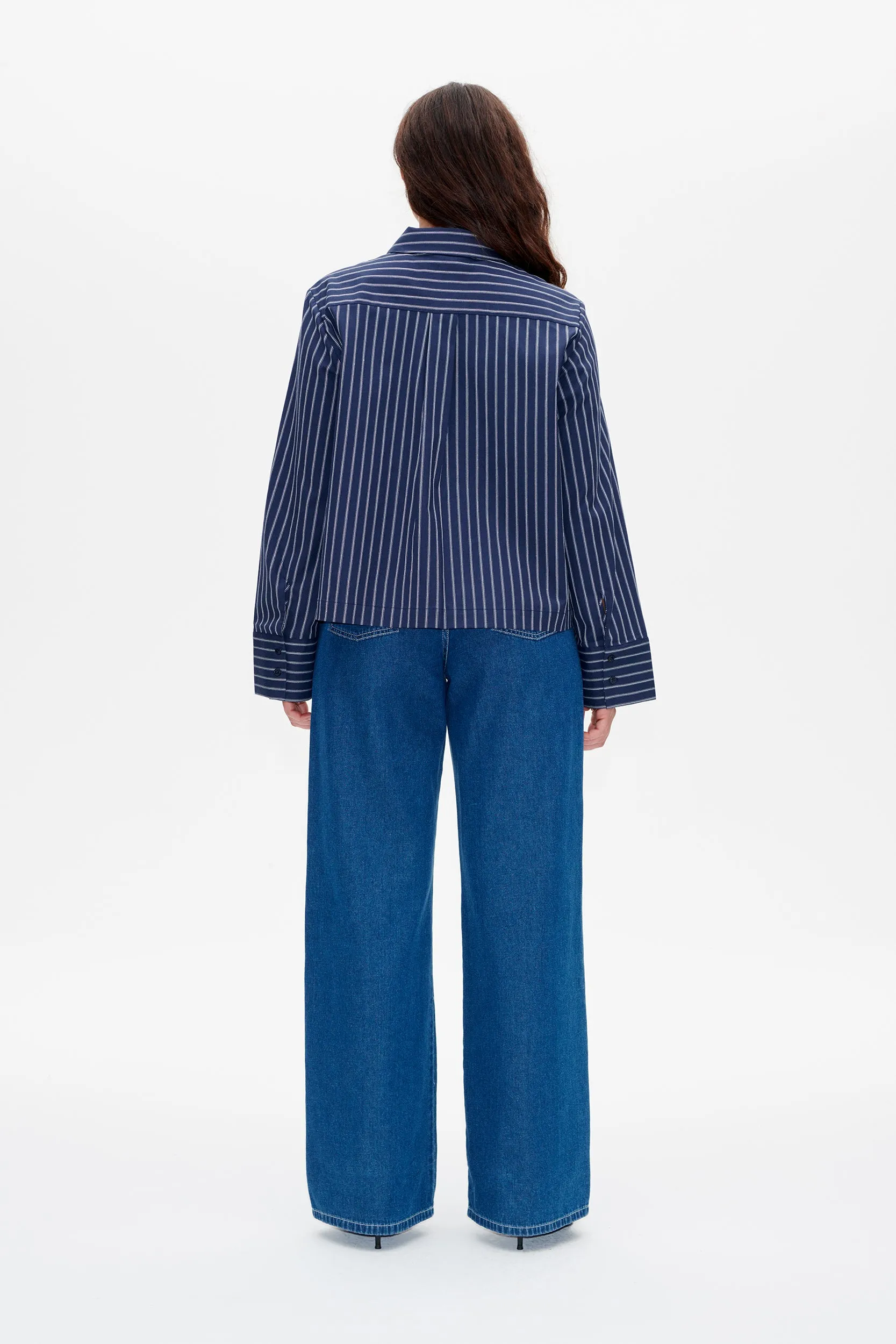 MILU SHIRT | Navy Blazer Stripe sold by Baum und Pferdgarten product image thumbnail 2