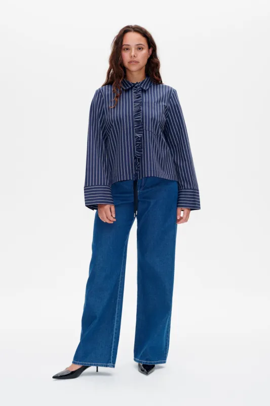 MILU SHIRT | Navy Blazer Stripe sold by Baum und Pferdgarten