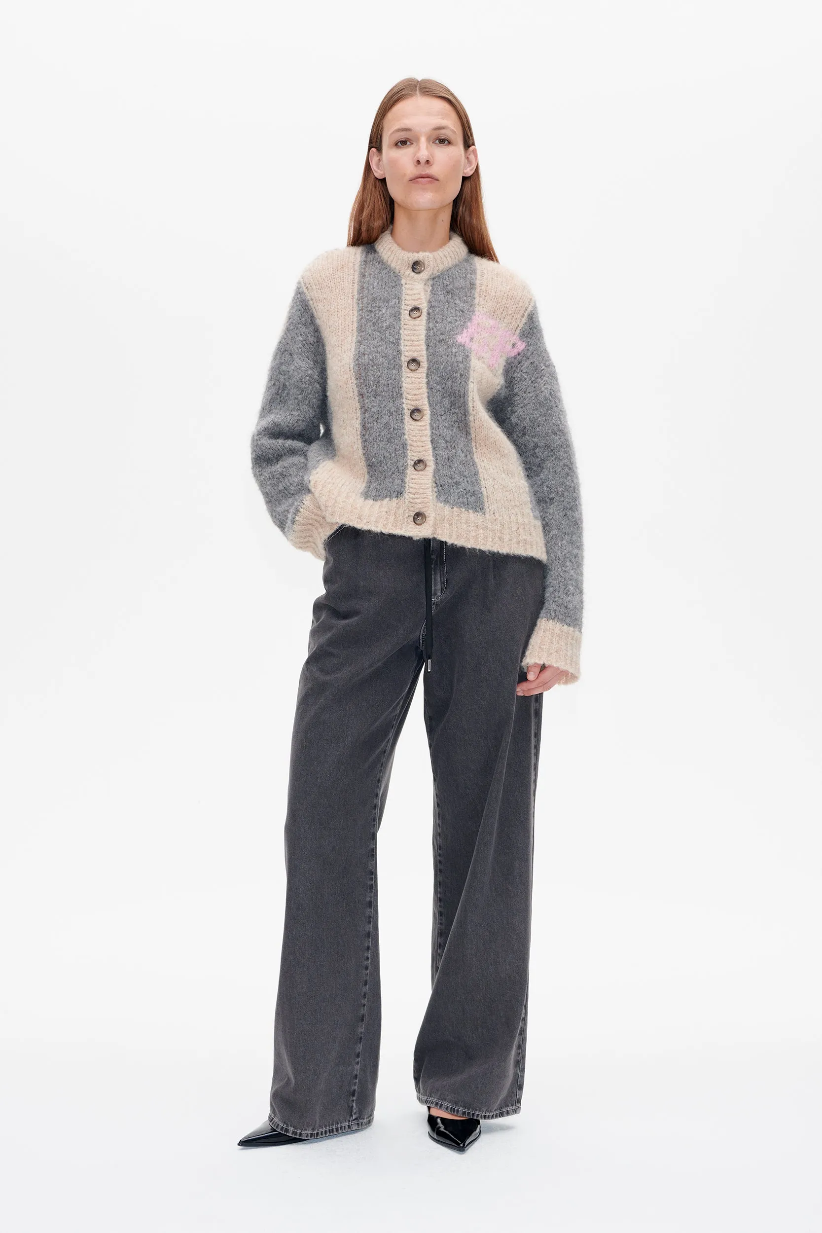 CHRIS CARDIGAN | Oxford Tan Grey sold by Baum und Pferdgarten