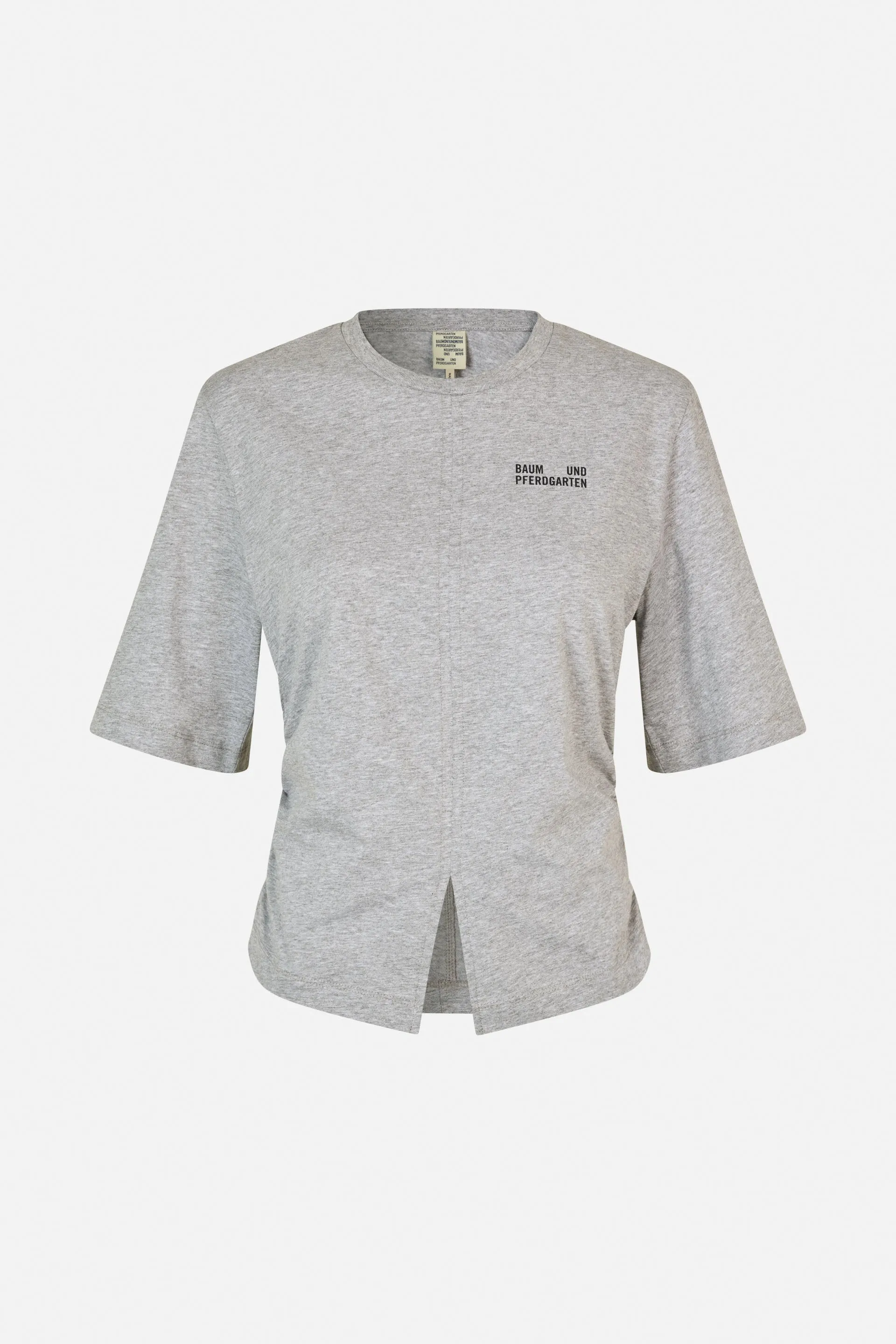 JUMA T-SHIRT | Grey Melange sold by Baum und Pferdgarten product image thumbnail 3