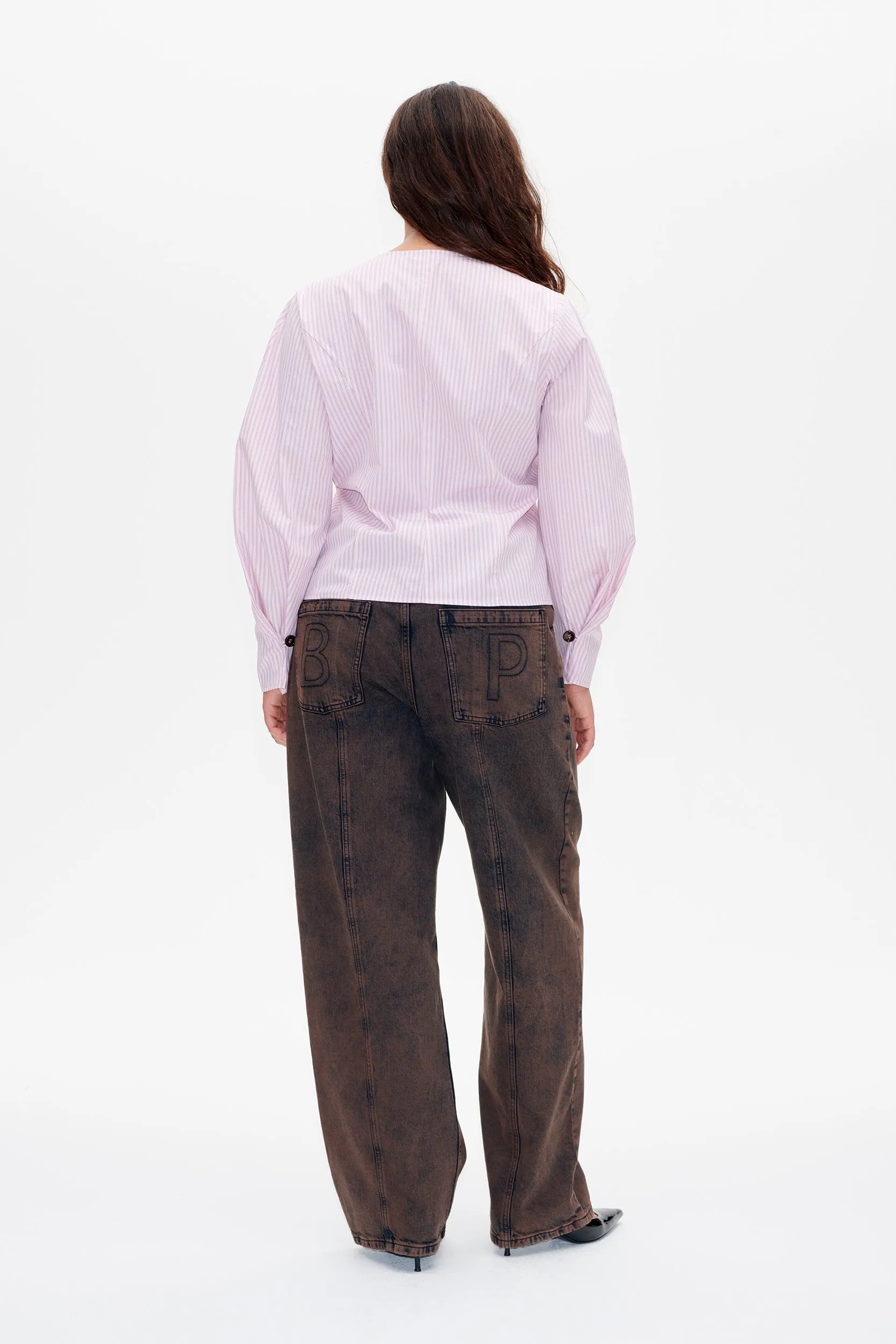 MILLEA SHIRT | Lilac Snow Stripe sold by Baum und Pferdgarten product image thumbnail 2