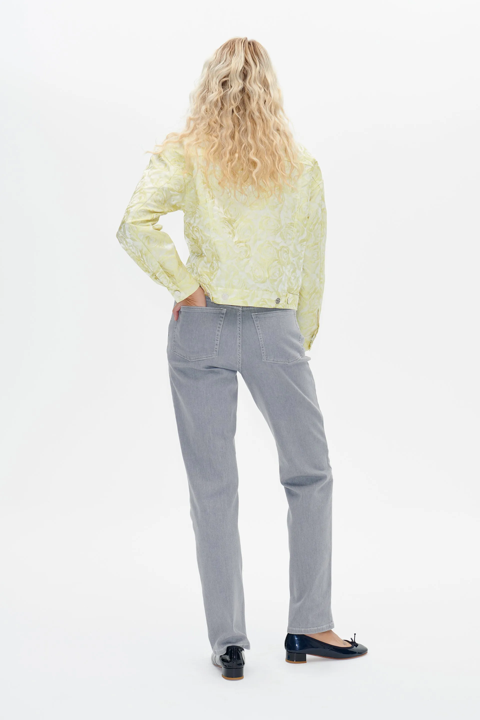 BERETTE JACKET | Yellow Rose Jacquard sold by Baum und Pferdgarten product image thumbnail 2