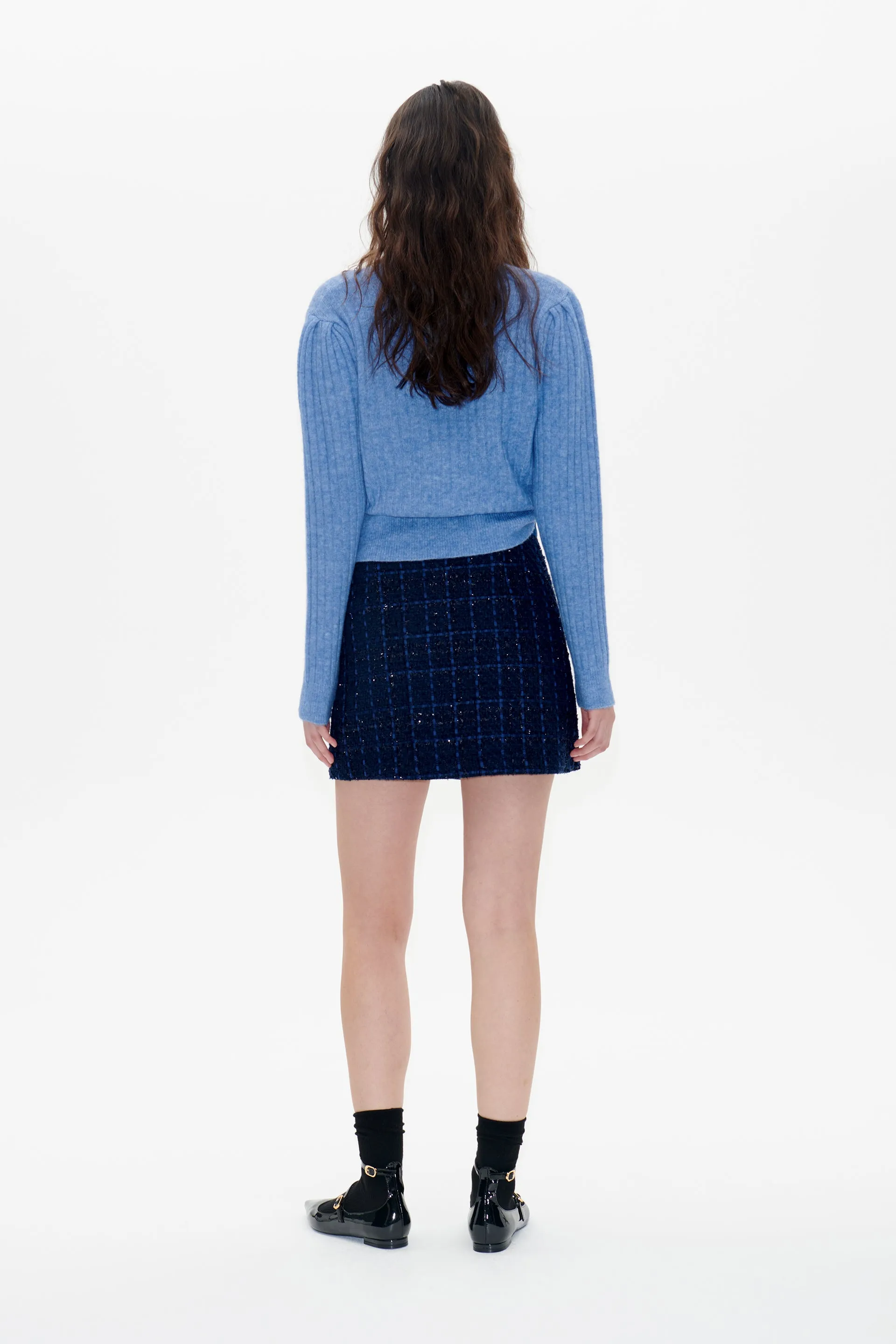 SALME SKIRT | Blue Boucle sold by Baum und Pferdgarten product image thumbnail 2