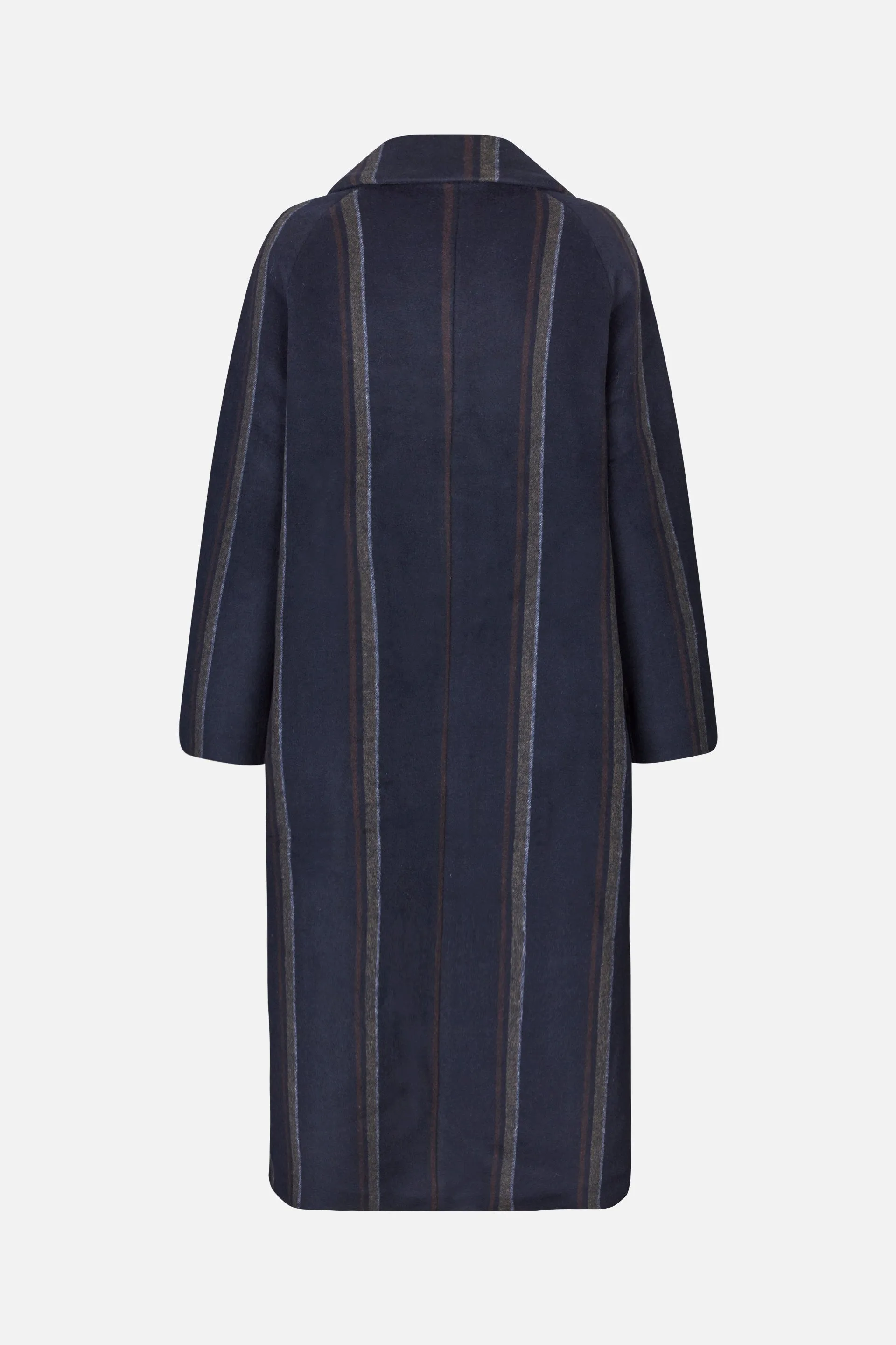 DANICA COAT | Blue Wool Stripe sold by Baum und Pferdgarten product image thumbnail 4