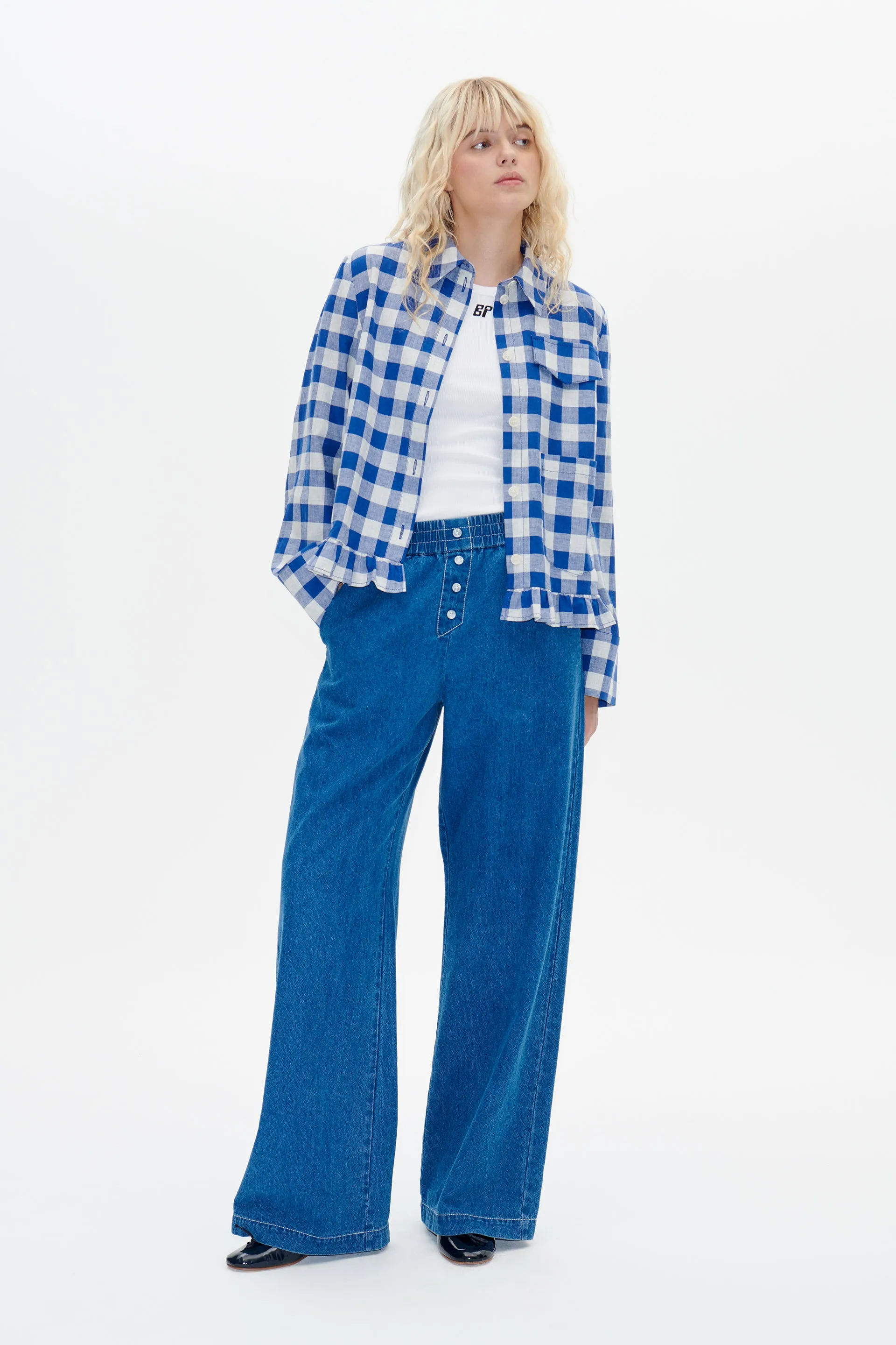 MILUNA | Blue Sailor Check sold by Baum und Pferdgarten