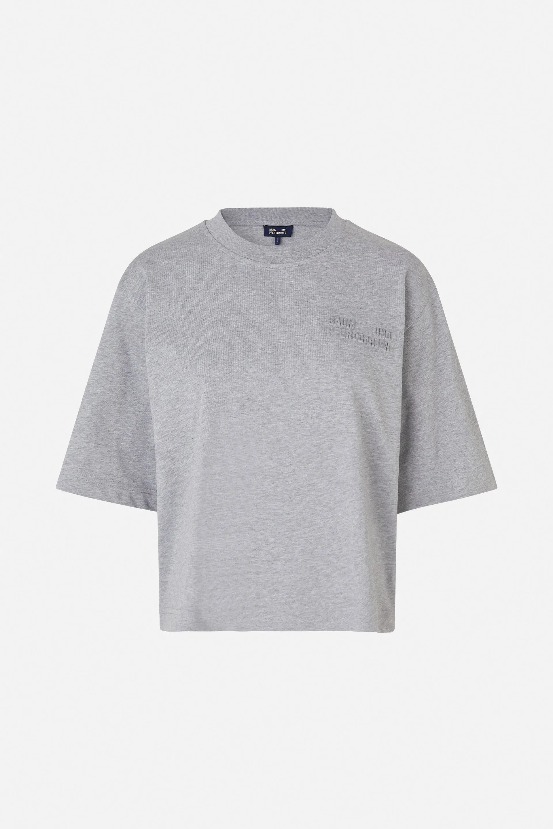 JIANA T-SHIRT | Grey Melange sold by Baum und Pferdgarten product image thumbnail 3