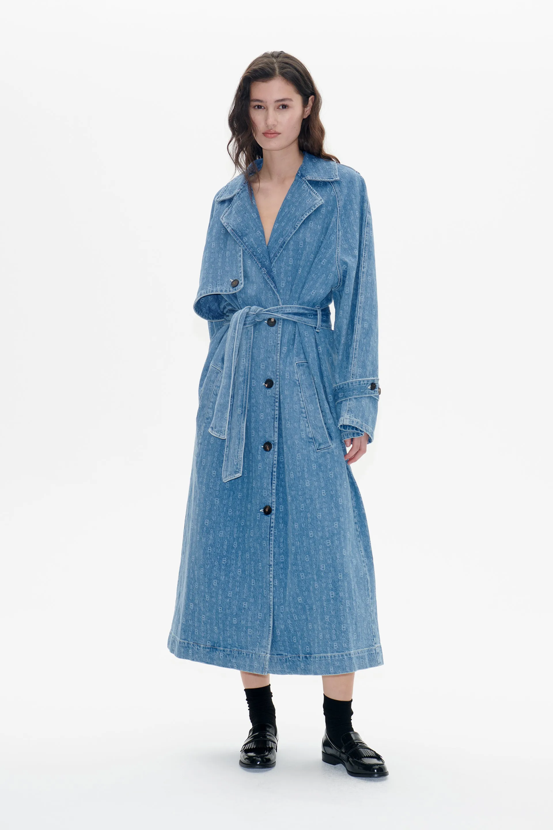 DELILAH COAT | 99 Denim Blue sold by Baum und Pferdgarten