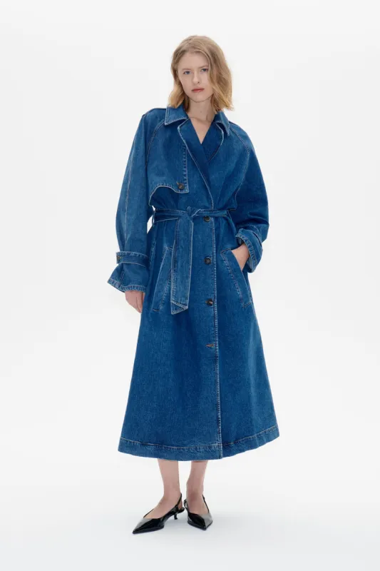 DELILAH COAT | Classic Blue Denim sold by Baum und Pferdgarten