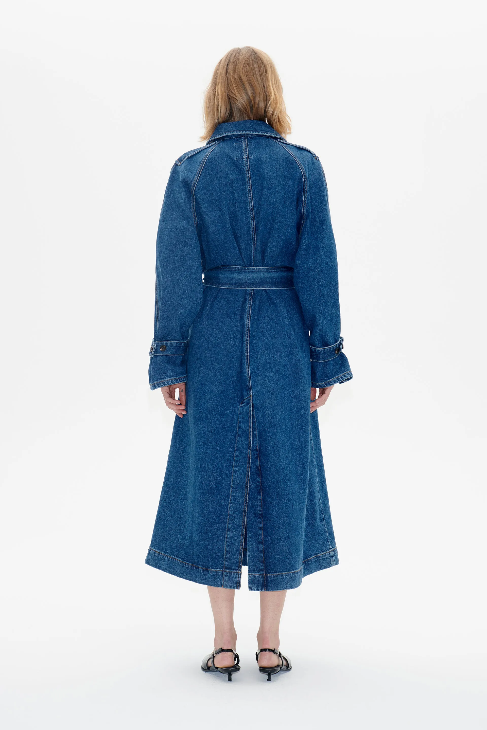 DELILAH COAT | Classic Blue Denim sold by Baum und Pferdgarten product image thumbnail 2