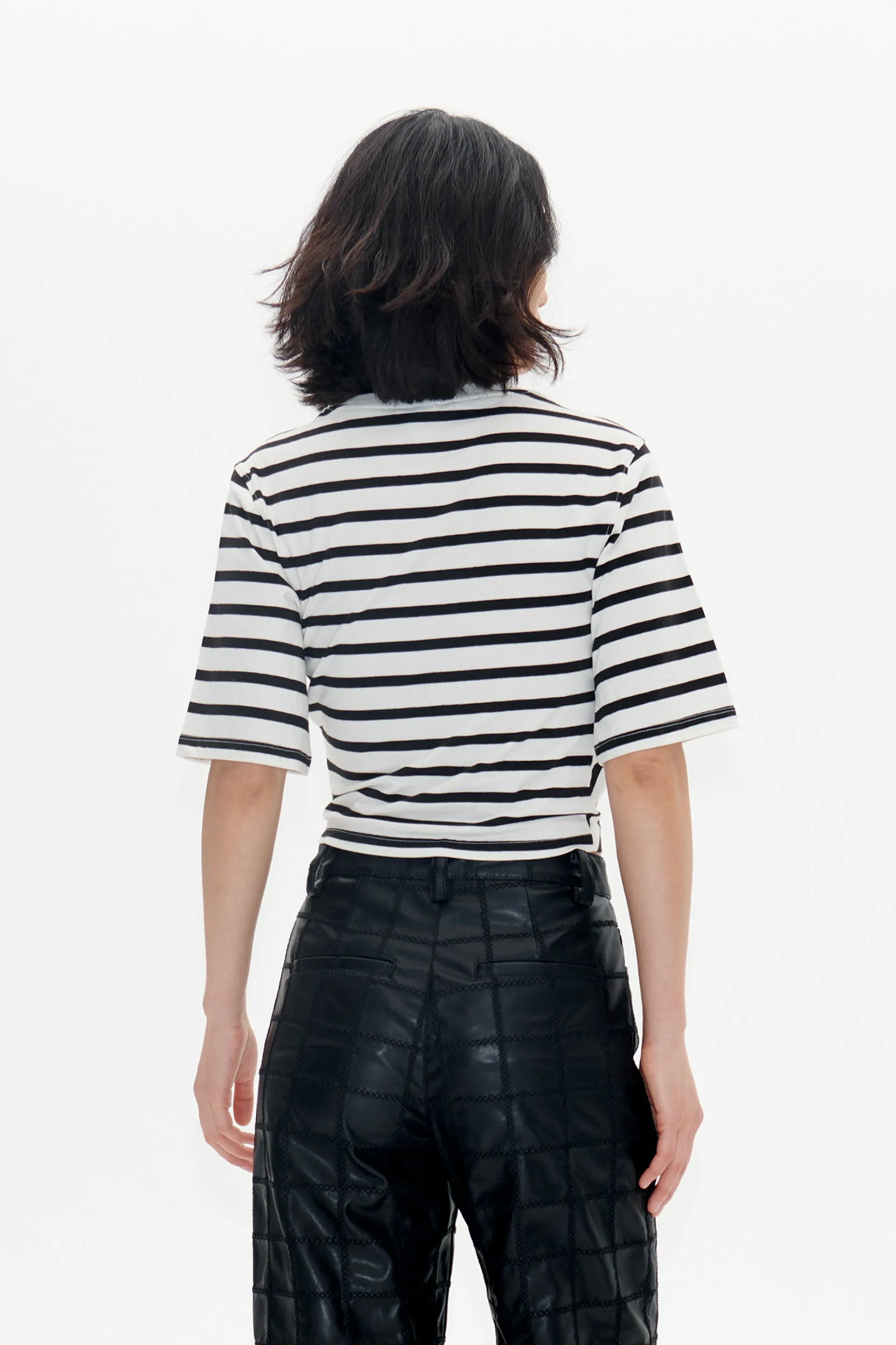 JALYA TOP | Black Whisper Stripe sold by Baum und Pferdgarten product image thumbnail 3
