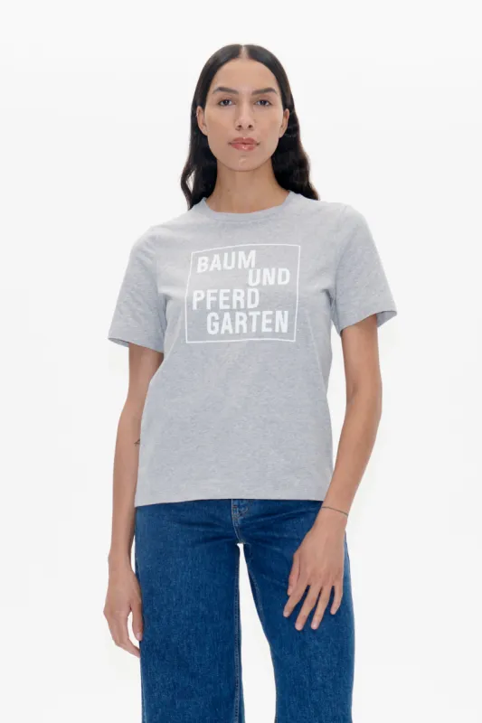 JAWO T-SHIRT | Grey Logo Box sold by Baum und Pferdgarten