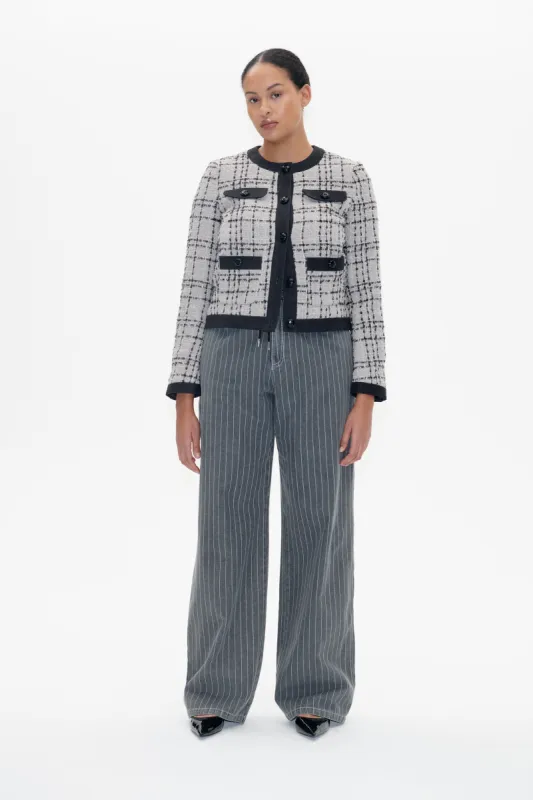 BEATE JACKET | Grey Boucle sold by Baum und Pferdgarten