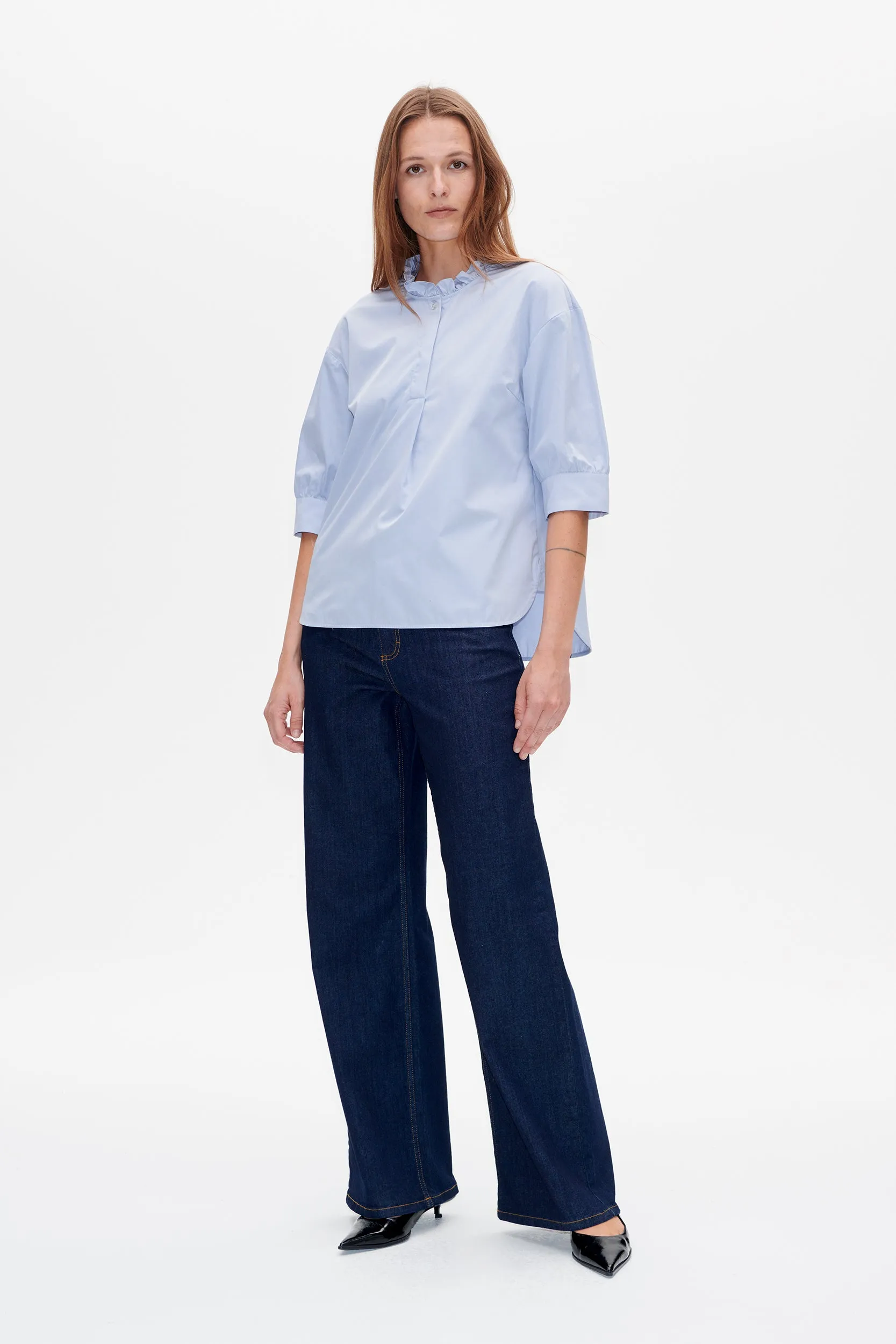 MERELLE BLOUSE | Brunnera Blue sold by Baum und Pferdgarten