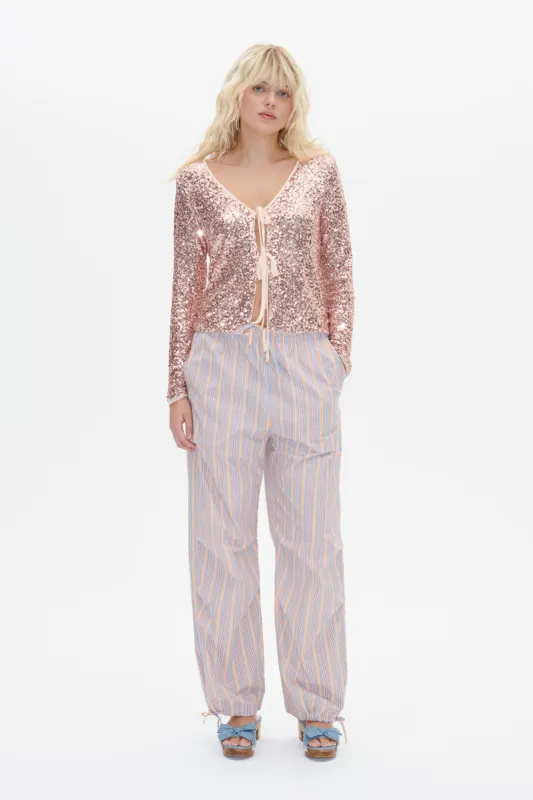 JUNI TOP | Cafe Creme Sequins made by Baum und Pferdgarten