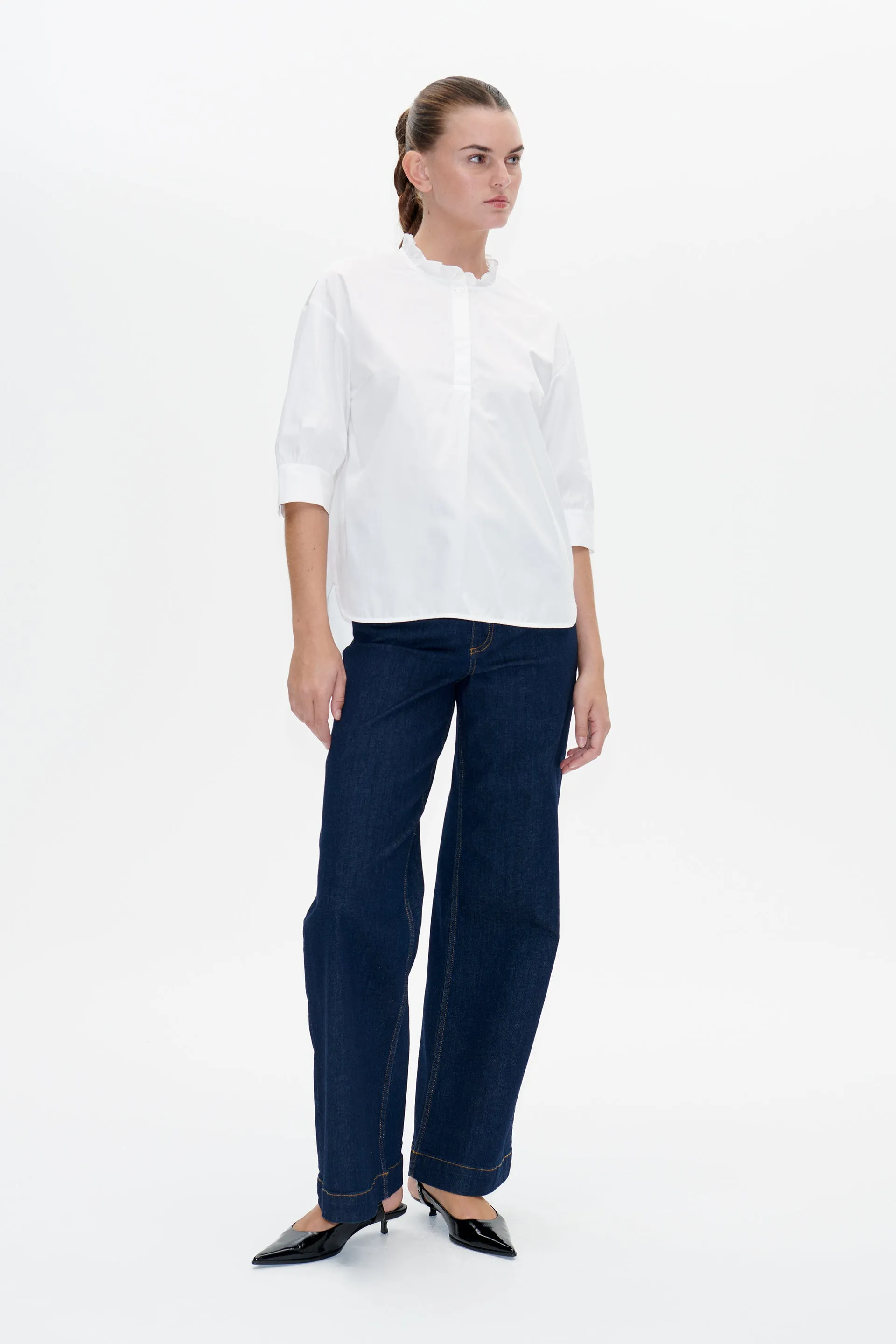 MERELLE BLOUSE | Bright White sold by Baum und Pferdgarten