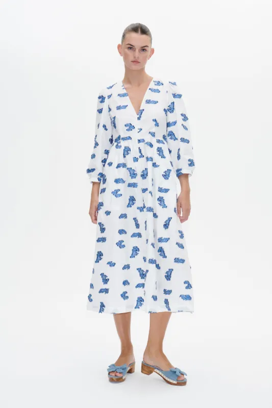 ASINA | Blue Bouquet Jacquard sold by Baum und Pferdgarten