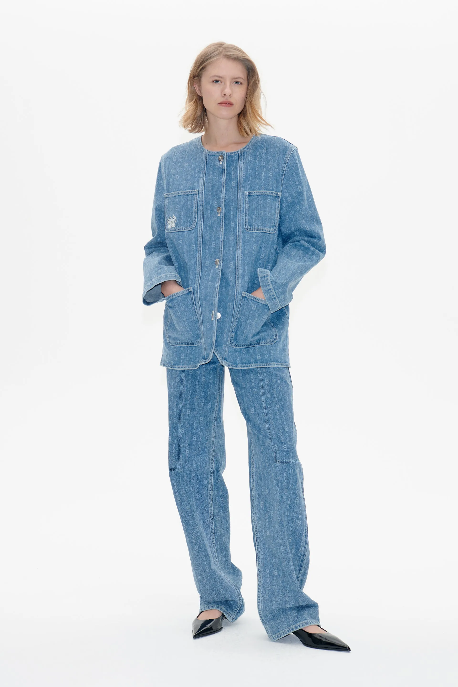 BEATA JACKET | 99 Denim Blue sold by Baum und Pferdgarten