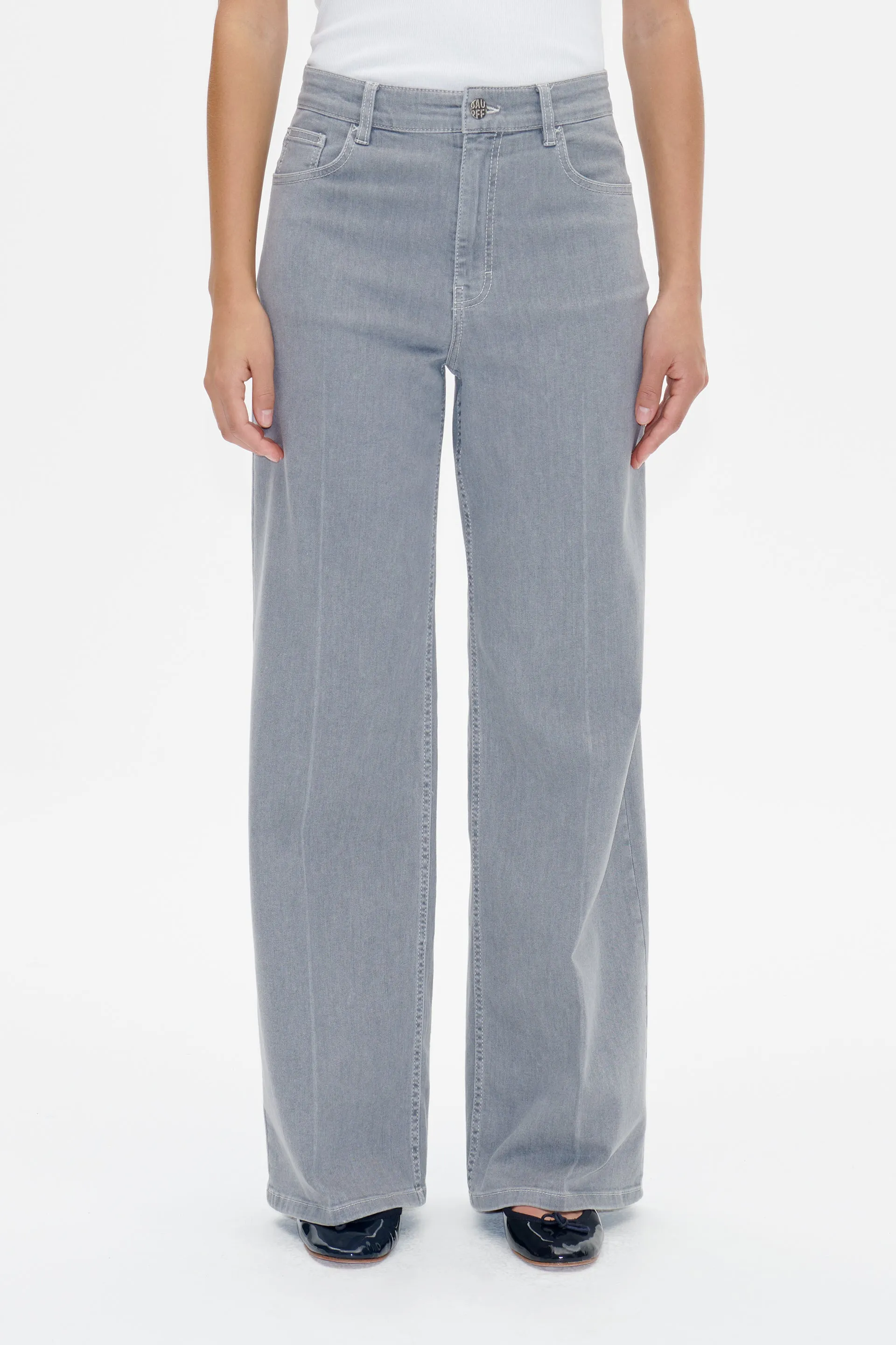 NINI JEANS | Grey Worn Out Denim sold by Baum und Pferdgarten product image thumbnail 3