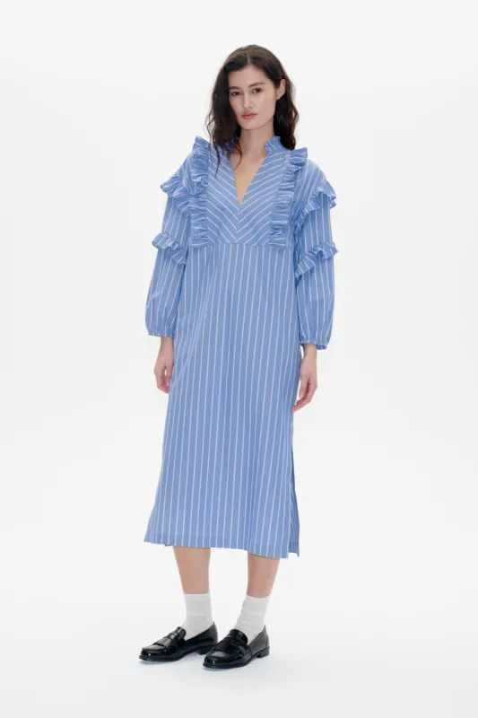 AHADI DRESS | Ebb And Flow Stripe sold by Baum und Pferdgarten