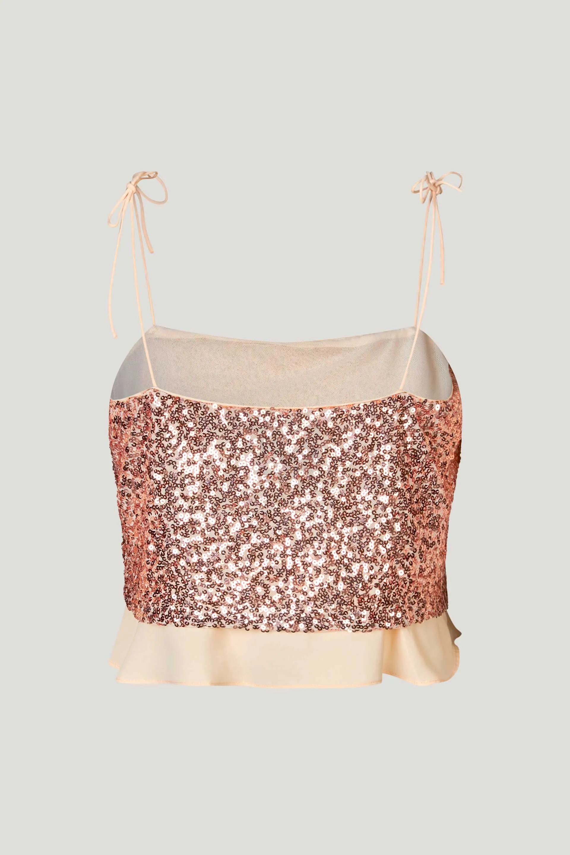 JOVANA TOP | Cafe Creme Sequins sold by Baum und Pferdgarten product image thumbnail 4