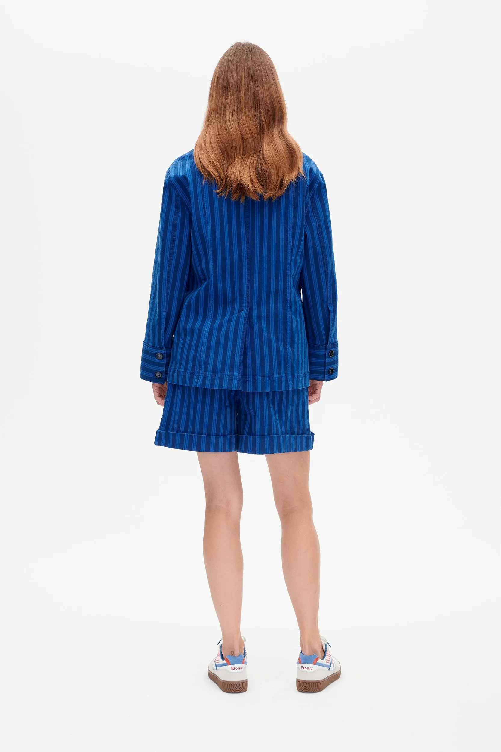 BINA JACKET | Blue Depths Stripe sold by Baum und Pferdgarten product image thumbnail 2