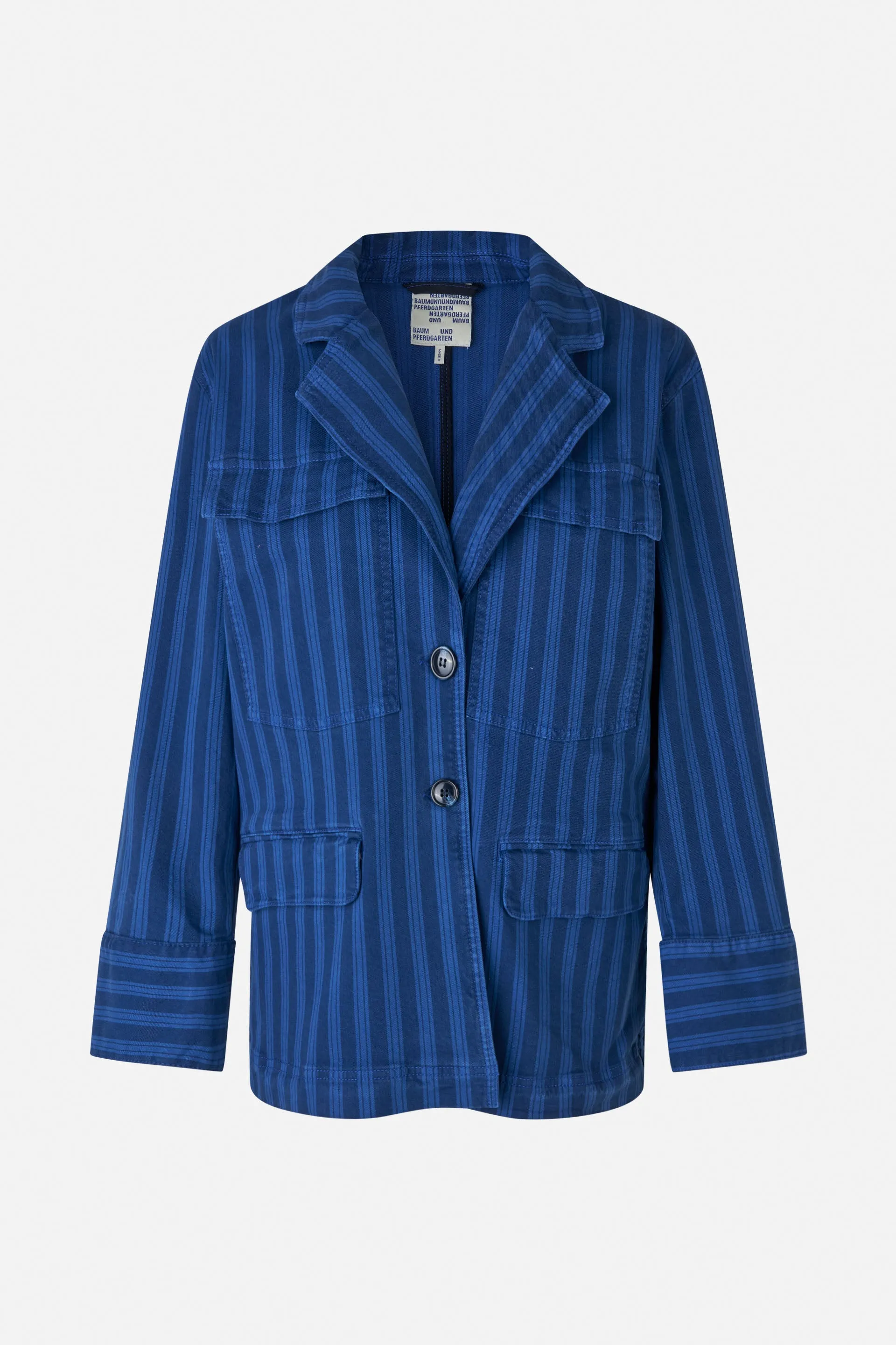 BINA JACKET | Blue Depths Stripe sold by Baum und Pferdgarten product image thumbnail 3