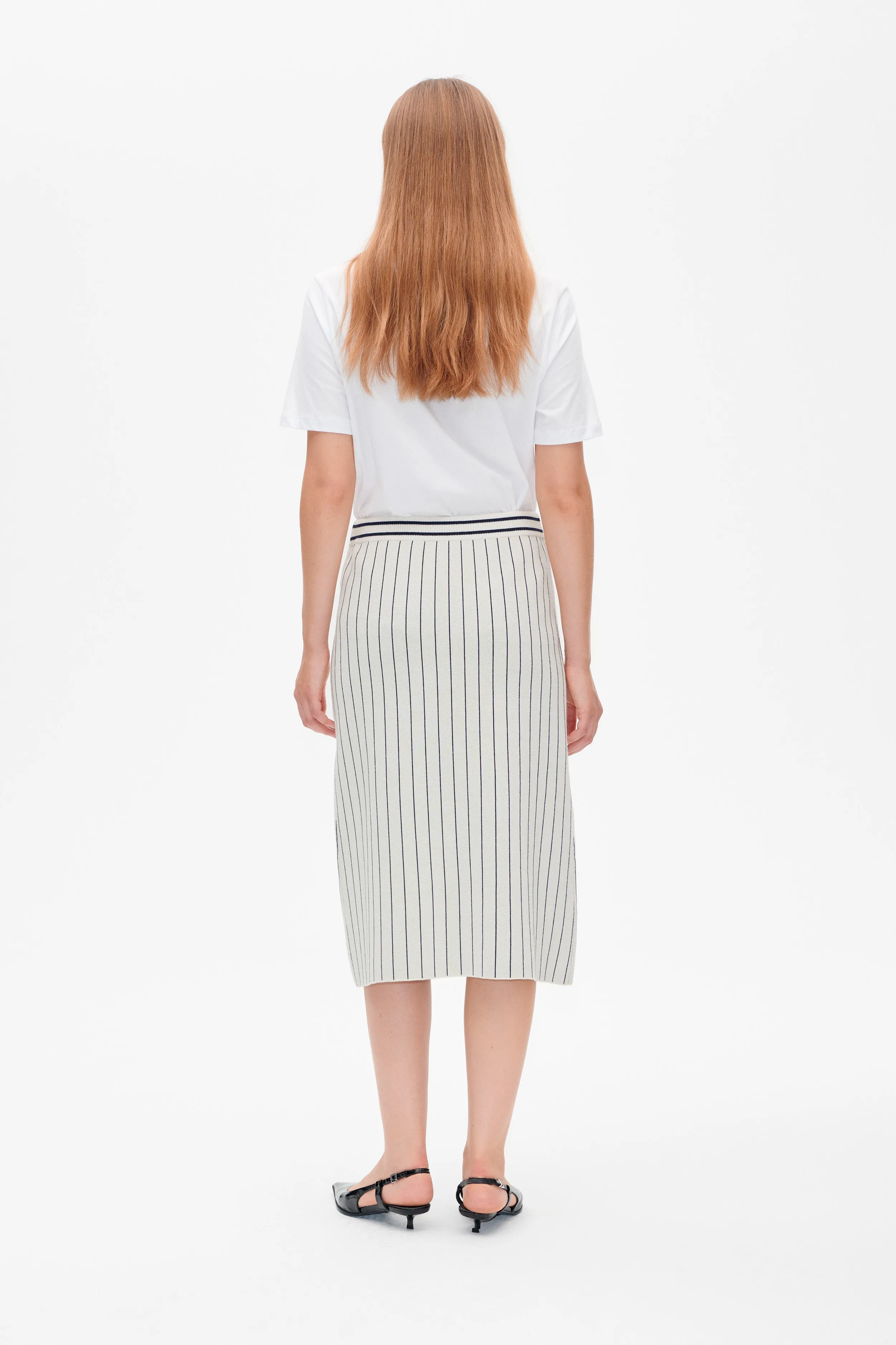 CELIE SKIRT | Creme Navy Stripe sold by Baum und Pferdgarten product image thumbnail 2