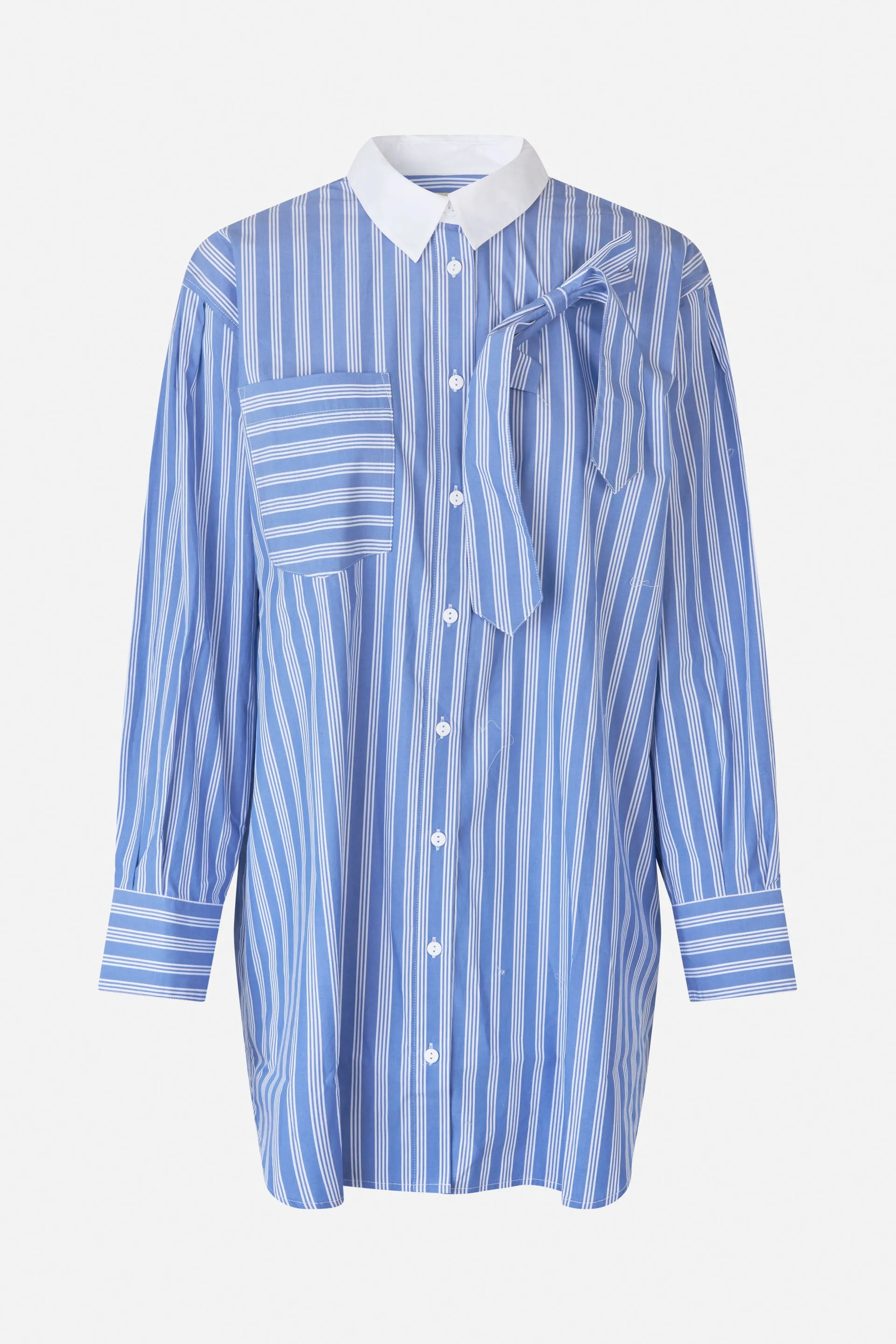 ANCIA DRESS | Wedge Blue Stripe sold by Baum und Pferdgarten product image thumbnail 3