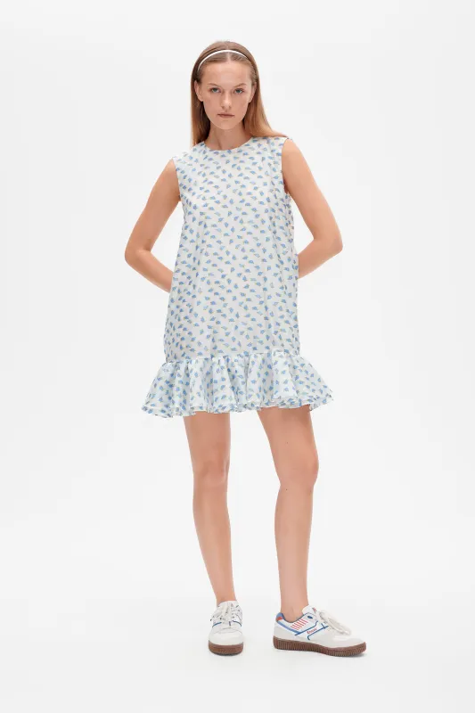 AGNESE DRESS | Petit Azurine Flower made by Baum und Pferdgarten