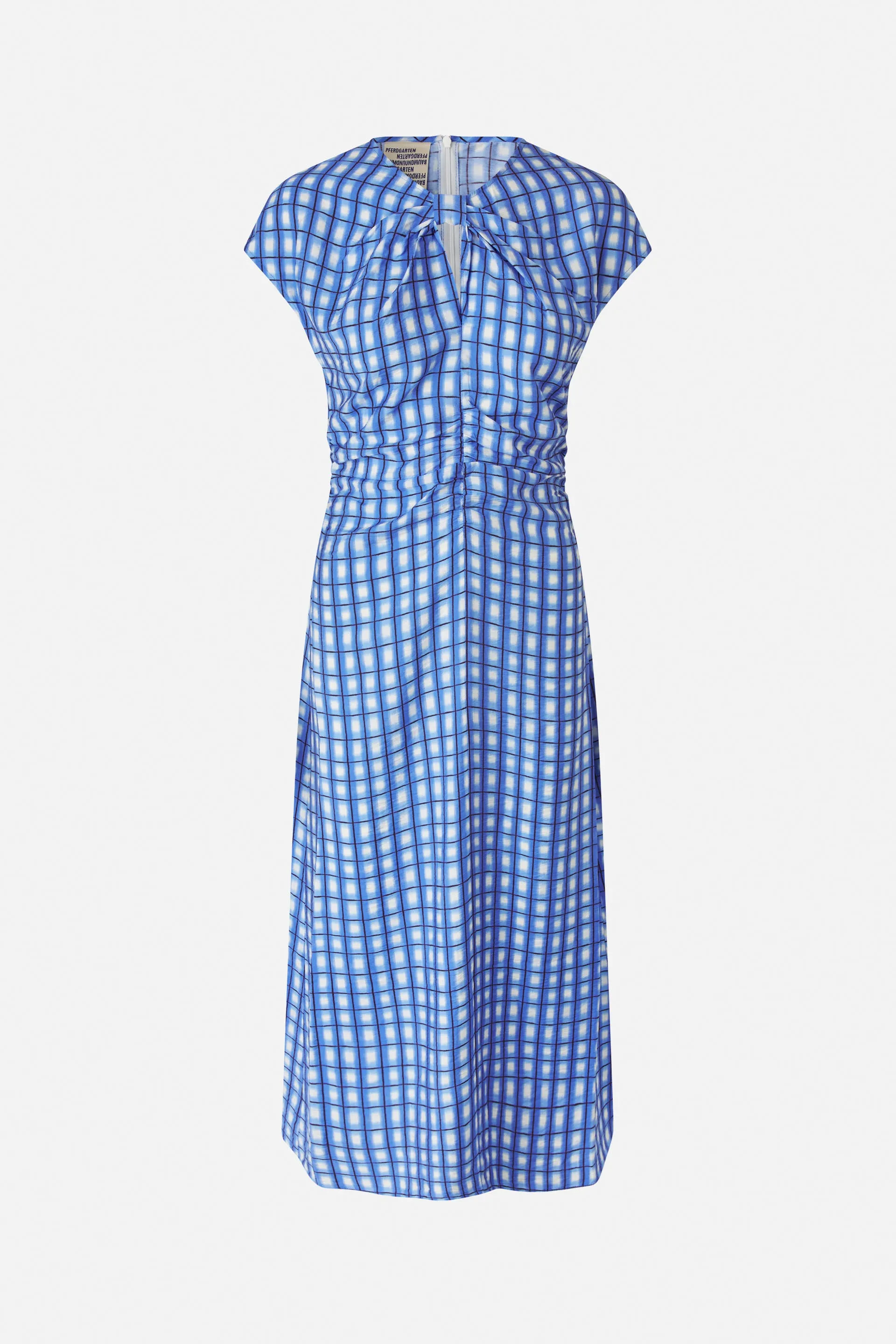 AKEYLA DRESS | Blue Painted Check sold by Baum und Pferdgarten product image thumbnail 3