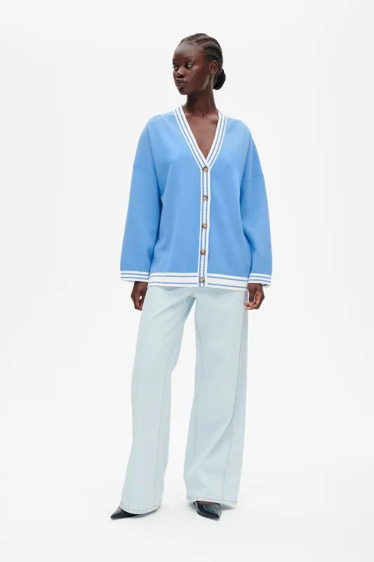 CISSI CARDIGAN | Wedgewood Blue sold by Baum und Pferdgarten