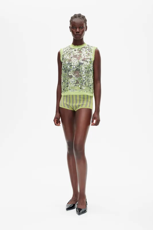 MANIRA BLOUSE | Herbal Garden Sequins sold by Baum und Pferdgarten