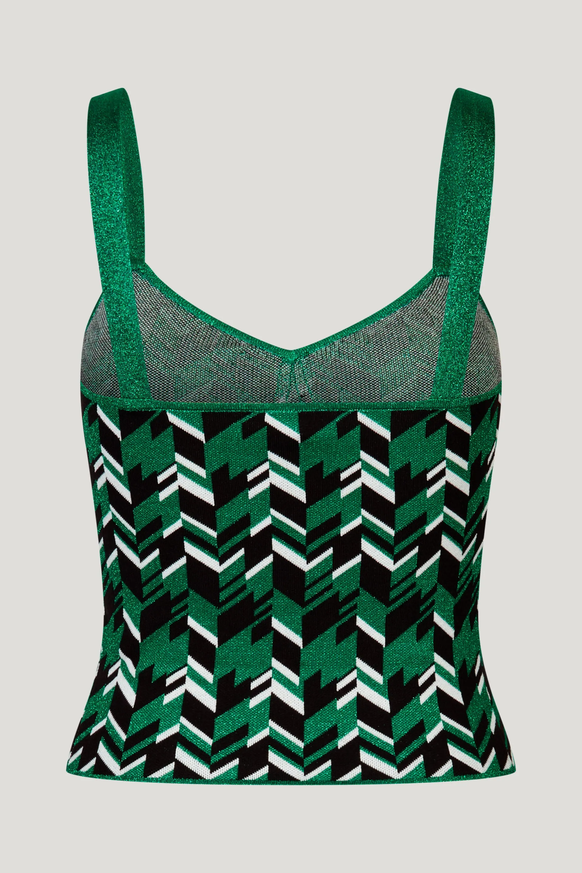 CATLIN TOP | Green Geometric sold by Baum und Pferdgarten product image thumbnail 4