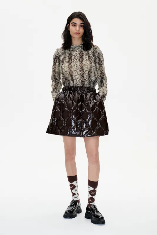 MONTANIA BLOUSE | Light Yellow Snake sold by Baum und Pferdgarten