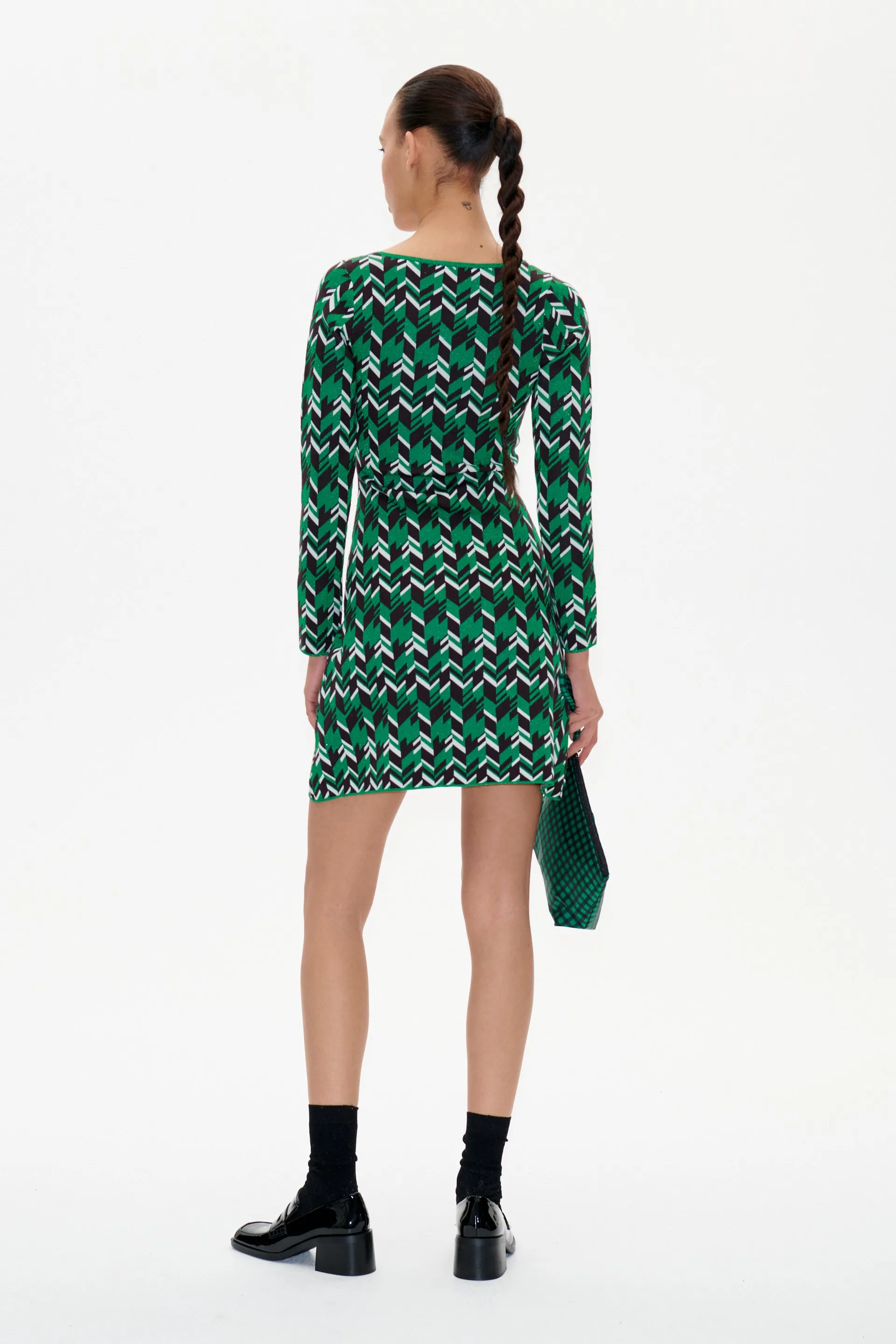 CAYDENCE DRESS | Green Geometric sold by Baum und Pferdgarten product image thumbnail 2