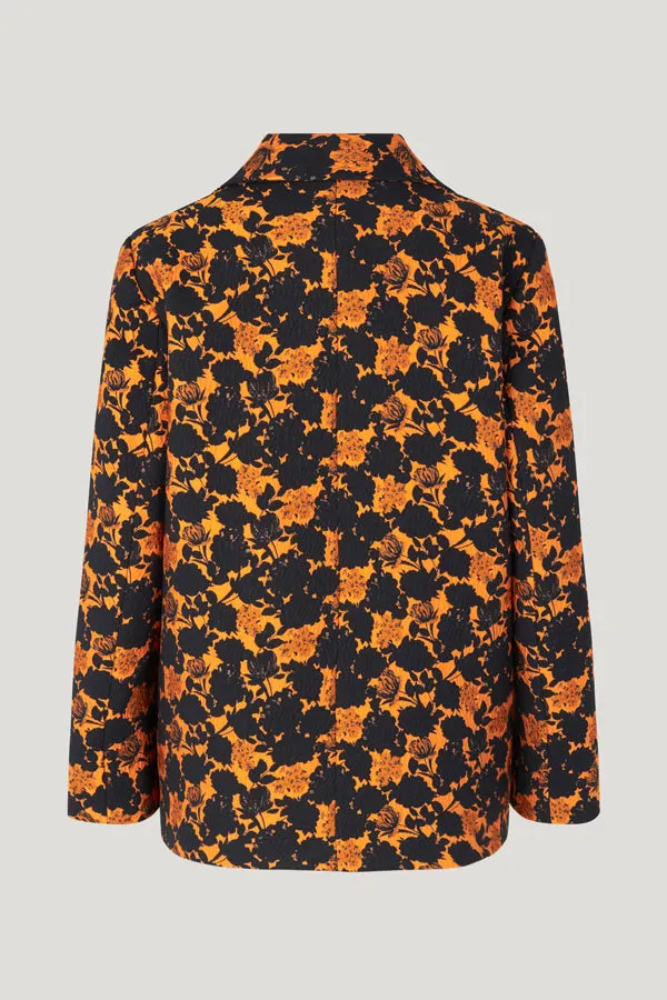 BIA JACKET | Orange Black Flower sold by Baum und Pferdgarten product image thumbnail 4