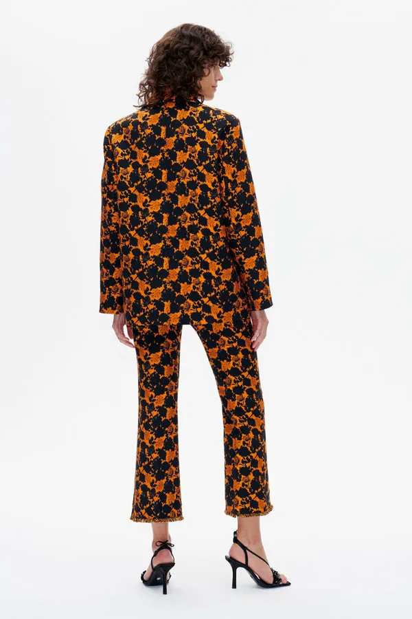 BIA JACKET | Orange Black Flower sold by Baum und Pferdgarten product image thumbnail 2