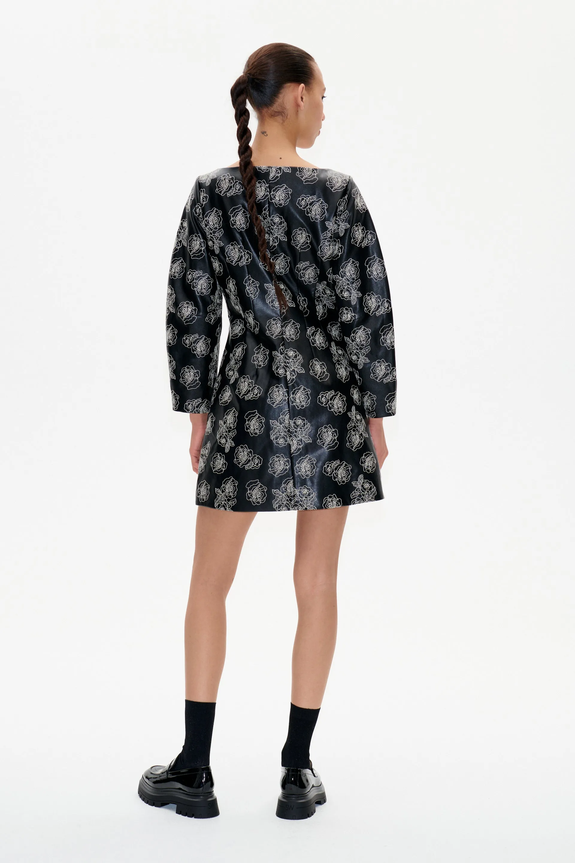 AROHI DRESS | Black Stitch Flower sold by Baum und Pferdgarten product image thumbnail 2