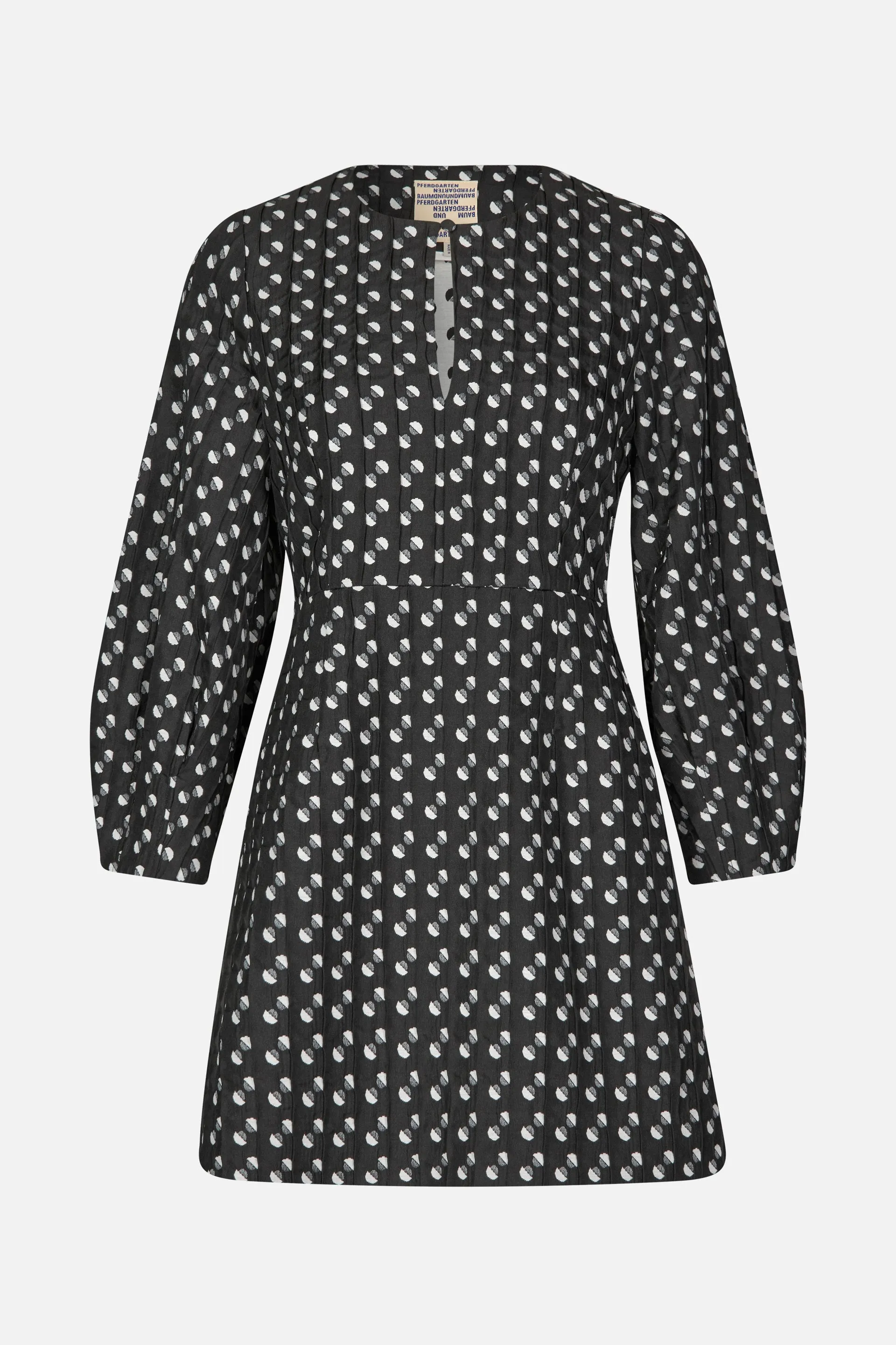 AFIFA DRESS | Black Jacquard Dot sold by Baum und Pferdgarten product image thumbnail 3