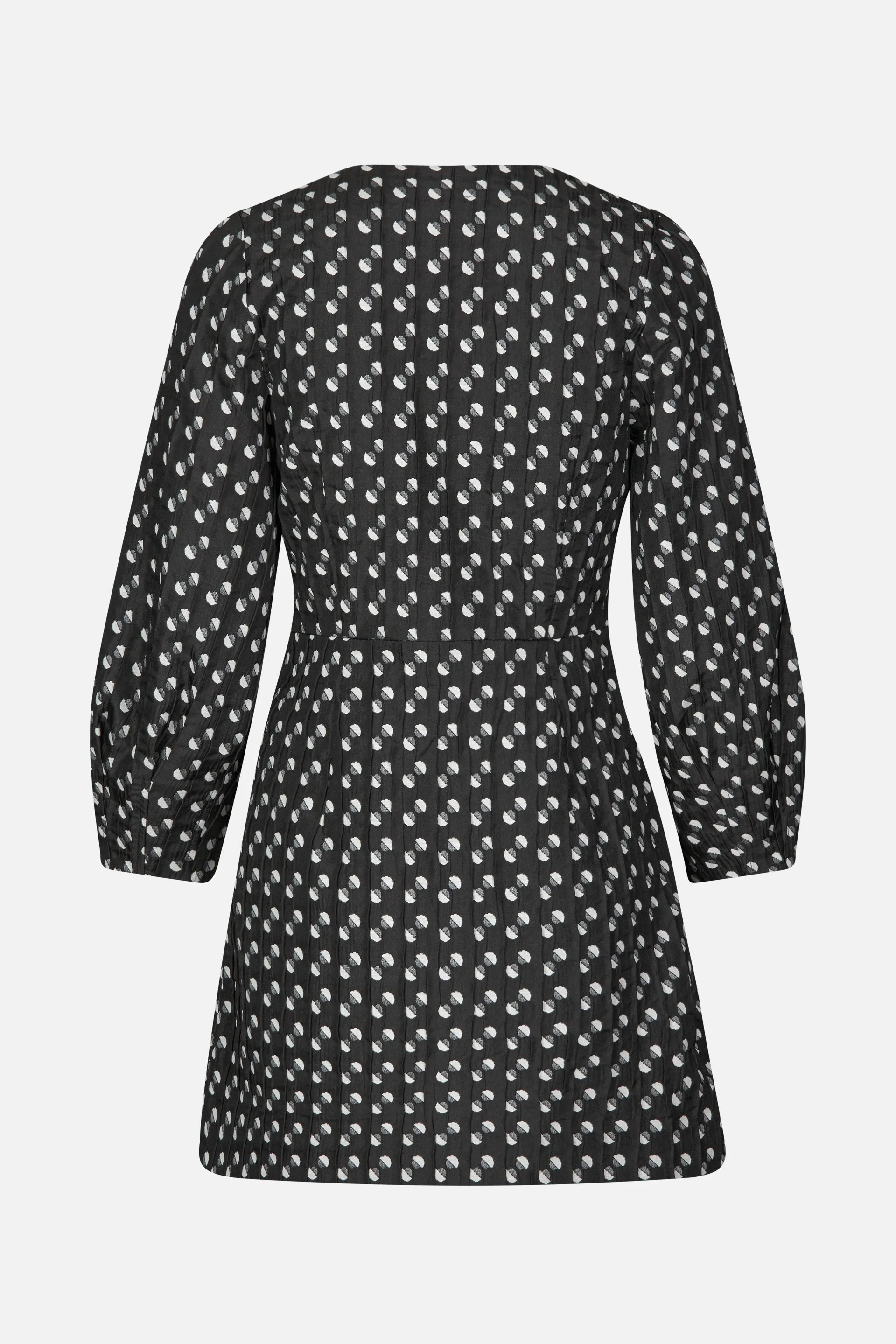 AFIFA DRESS | Black Jacquard Dot sold by Baum und Pferdgarten product image thumbnail 4