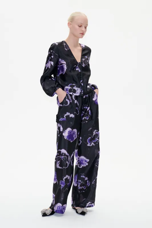 MIRIANA BLOUSE | Purple Pansy sold by Baum und Pferdgarten