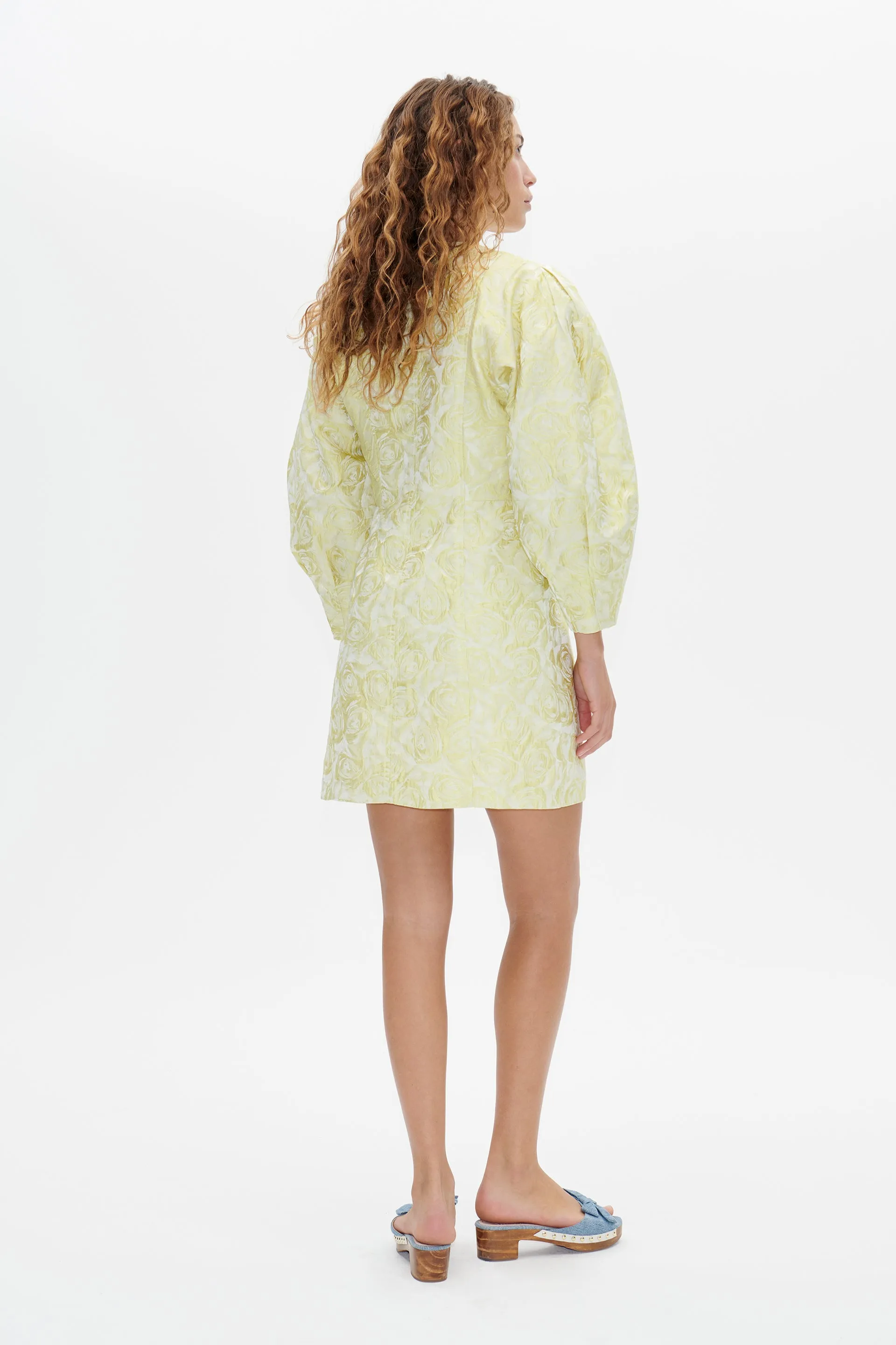 AMYRA DRESS | Yellow Rose Jacquard sold by Baum und Pferdgarten product image thumbnail 2