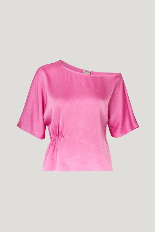 MARGEAUX BLOUSE | Fuchsia Pink sold by Baum und Pferdgarten product image thumbnail 3