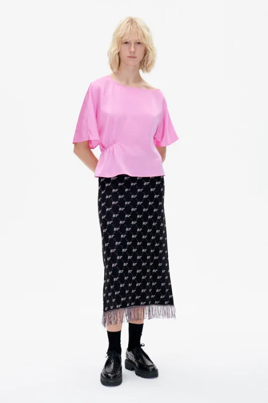MARGEAUX BLOUSE | Fuchsia Pink sold by Baum und Pferdgarten