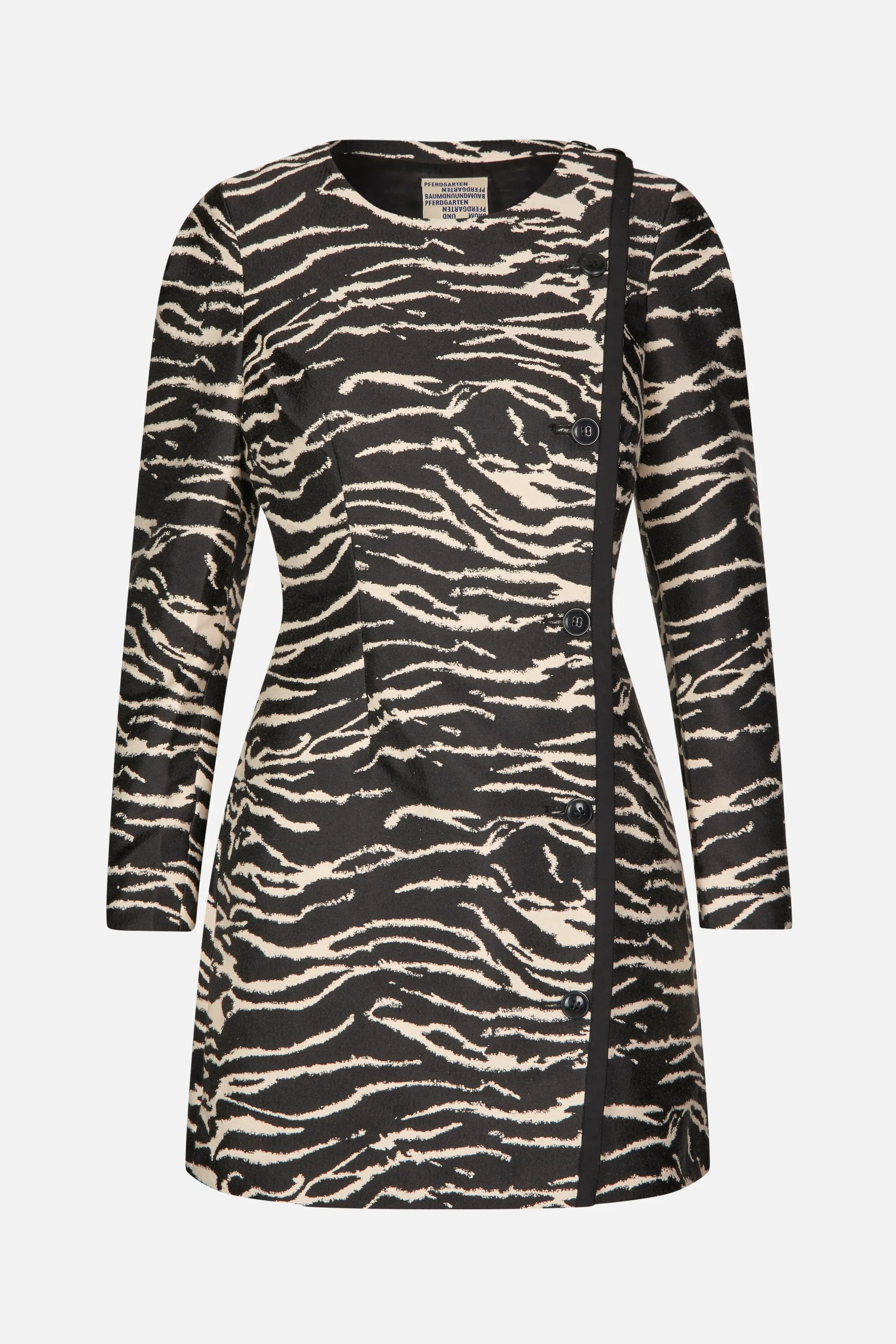 AMELIE DRESS | Black Whisper Zebra sold by Baum und Pferdgarten product image thumbnail 3